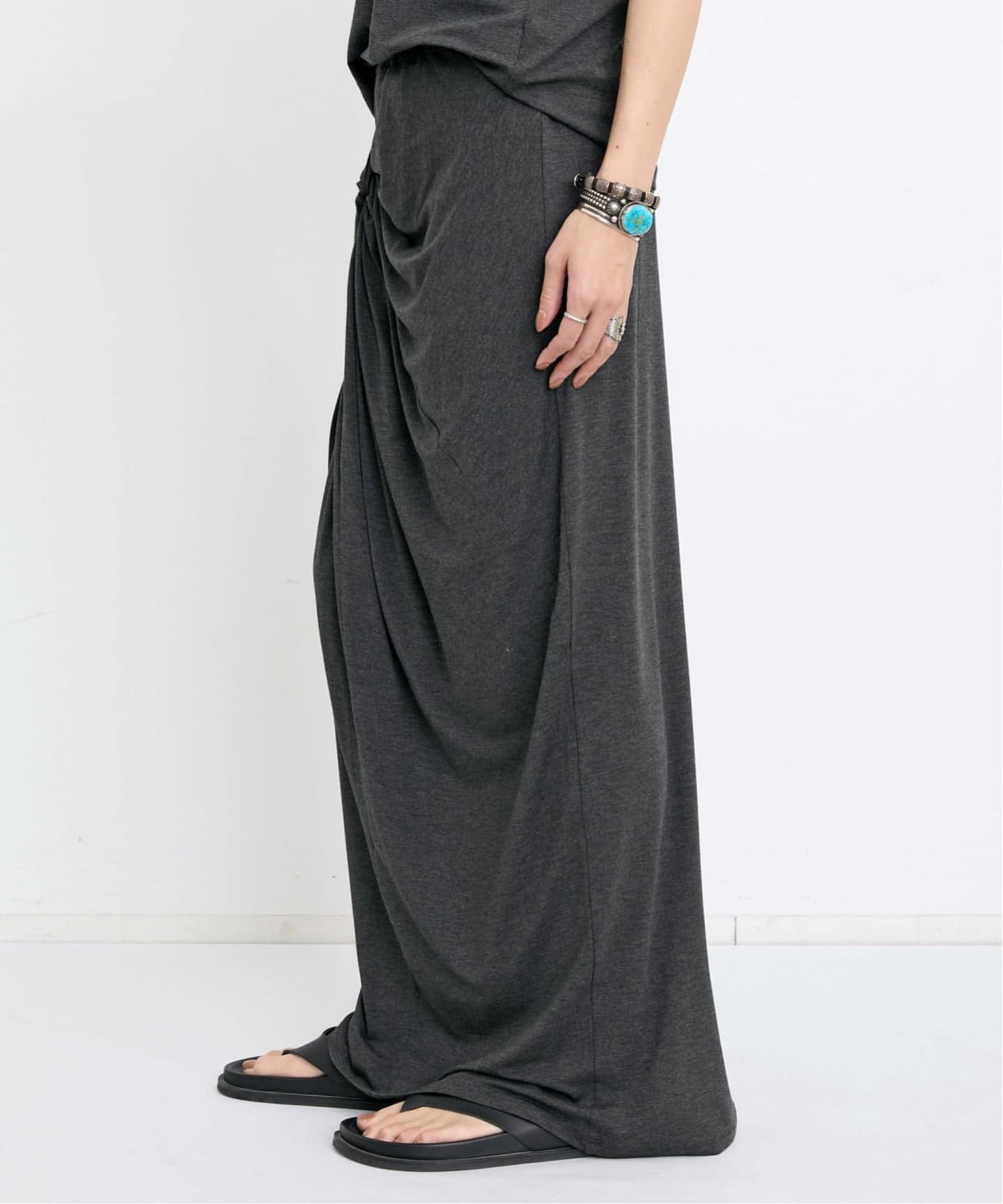 【アパルトモン】 Lisiere マーメイドスカート バルーンマーメイドスカート(S BLACK): BOTTOM