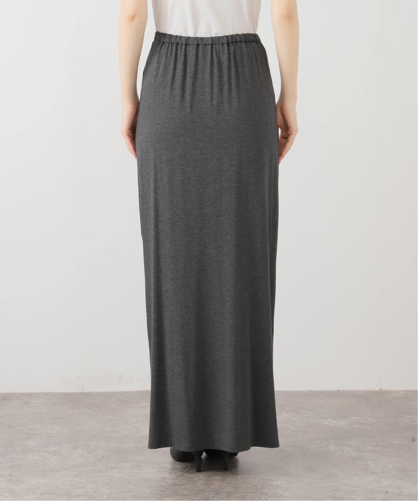 nagonstans drape skirt デザインセミロングスカート drape-hem skirt｜S｜Soda｜skirt｜någonstans official online