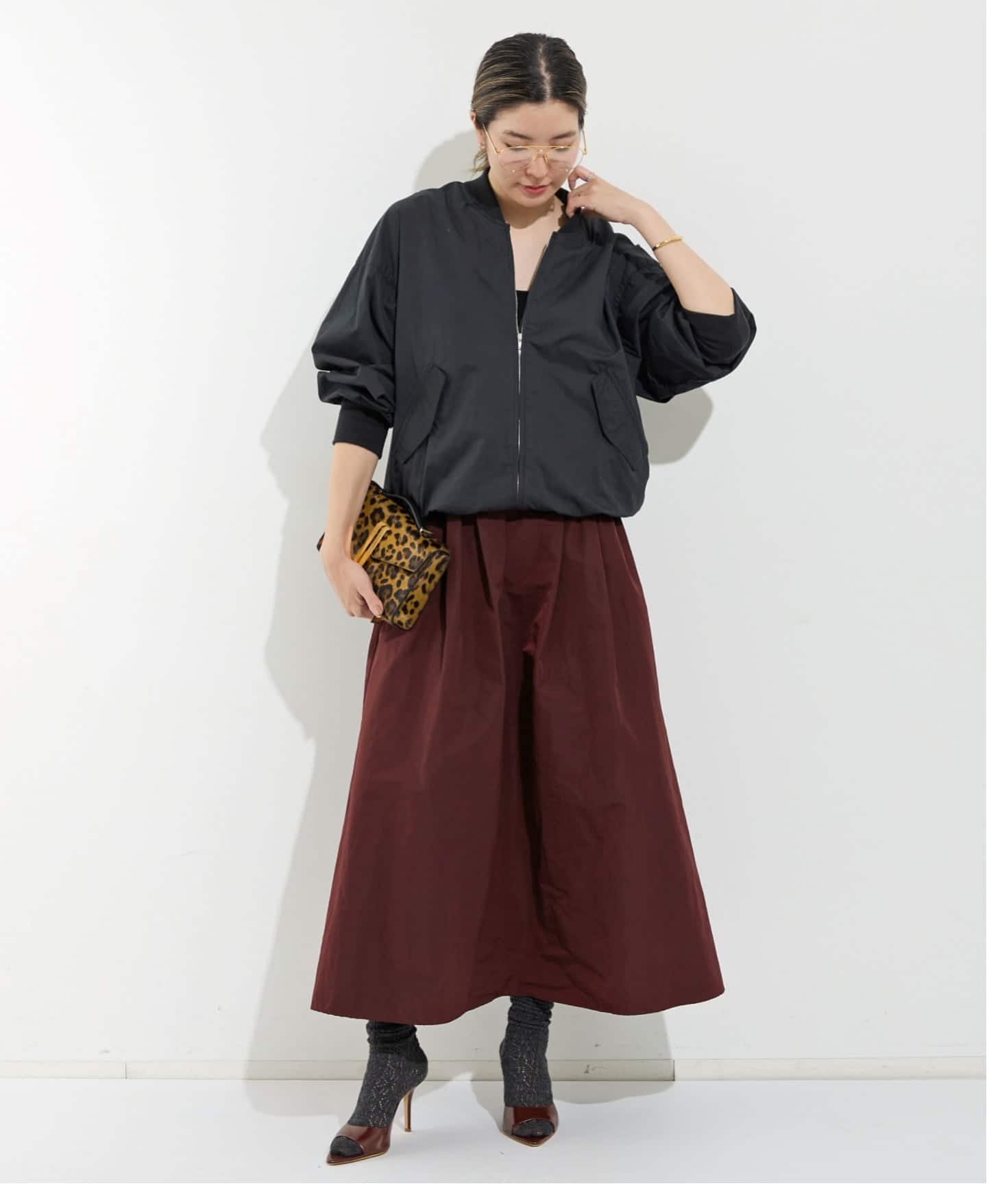 美品【L'Appartement】Grosgrain Volume Skirt Grosgrain Volume Skirt（その他スカート）｜L'Appartement