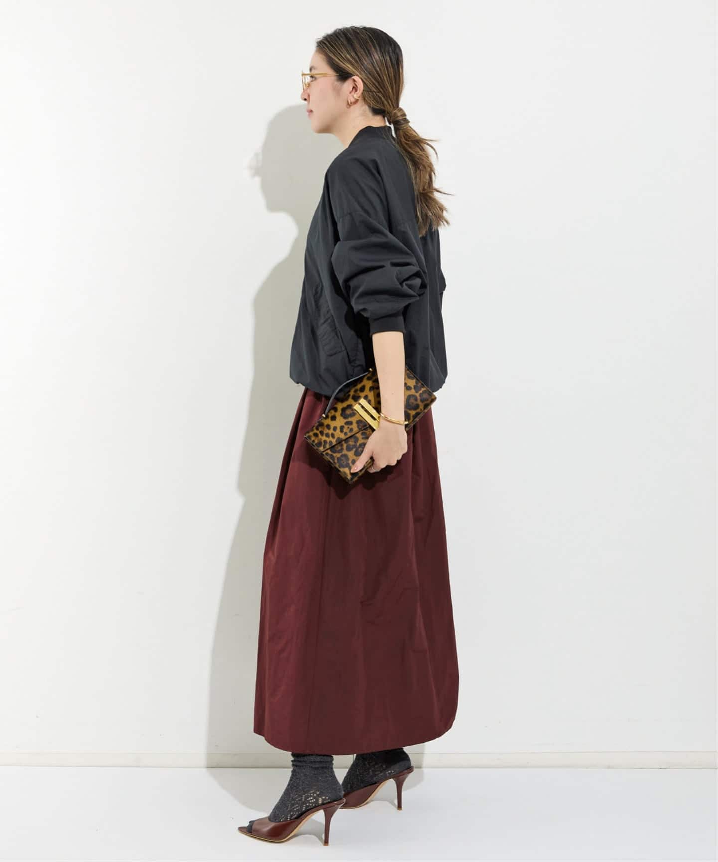 美品【L'Appartement】Grosgrain Volume Skirt Grosgrain Volume Skirt（その他スカート）｜L'Appartement