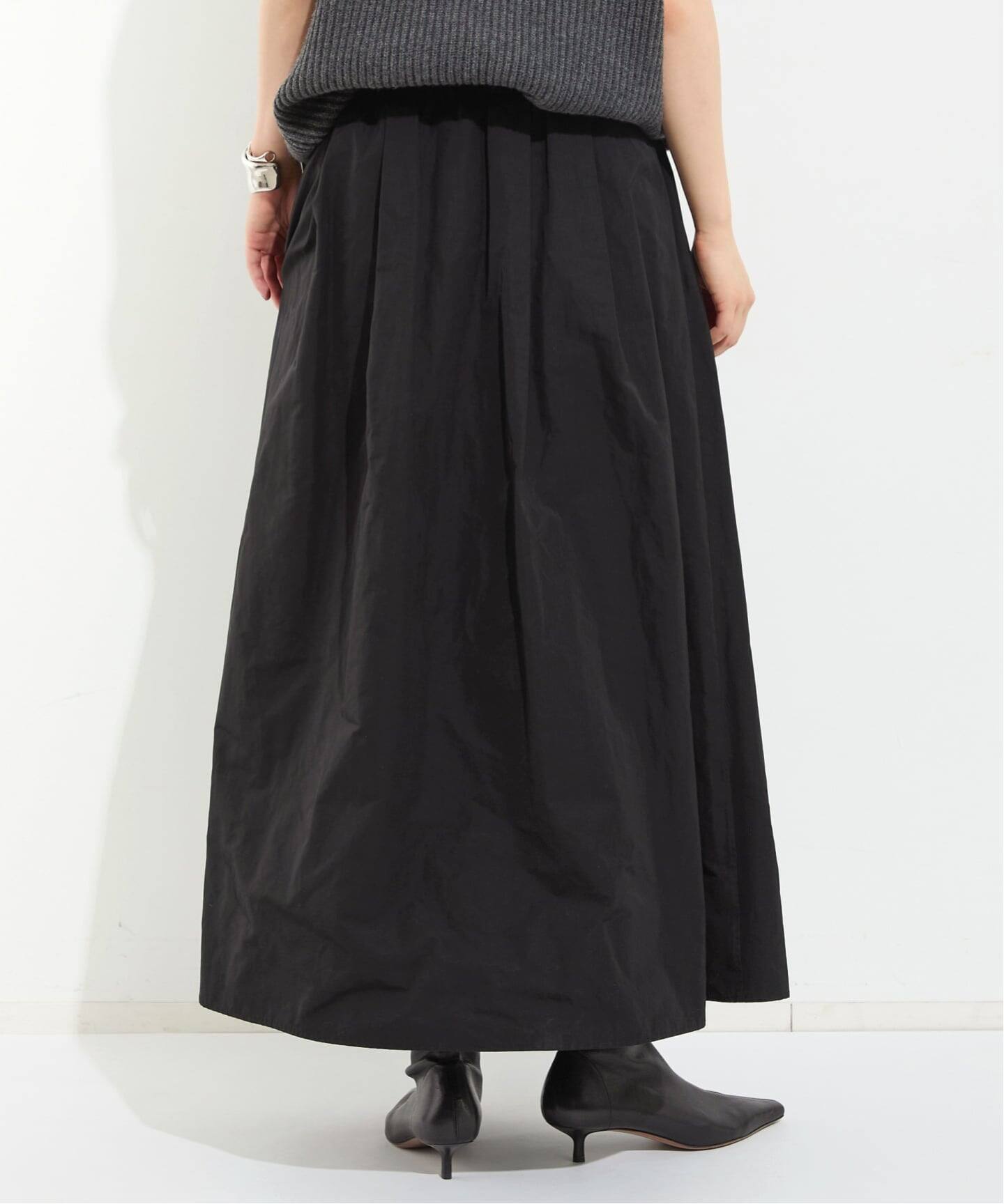 L'Appartement アパルトモン 黒 Flare Skirt Grosgrain Volume Skirt（その他スカート）｜L'Appartement