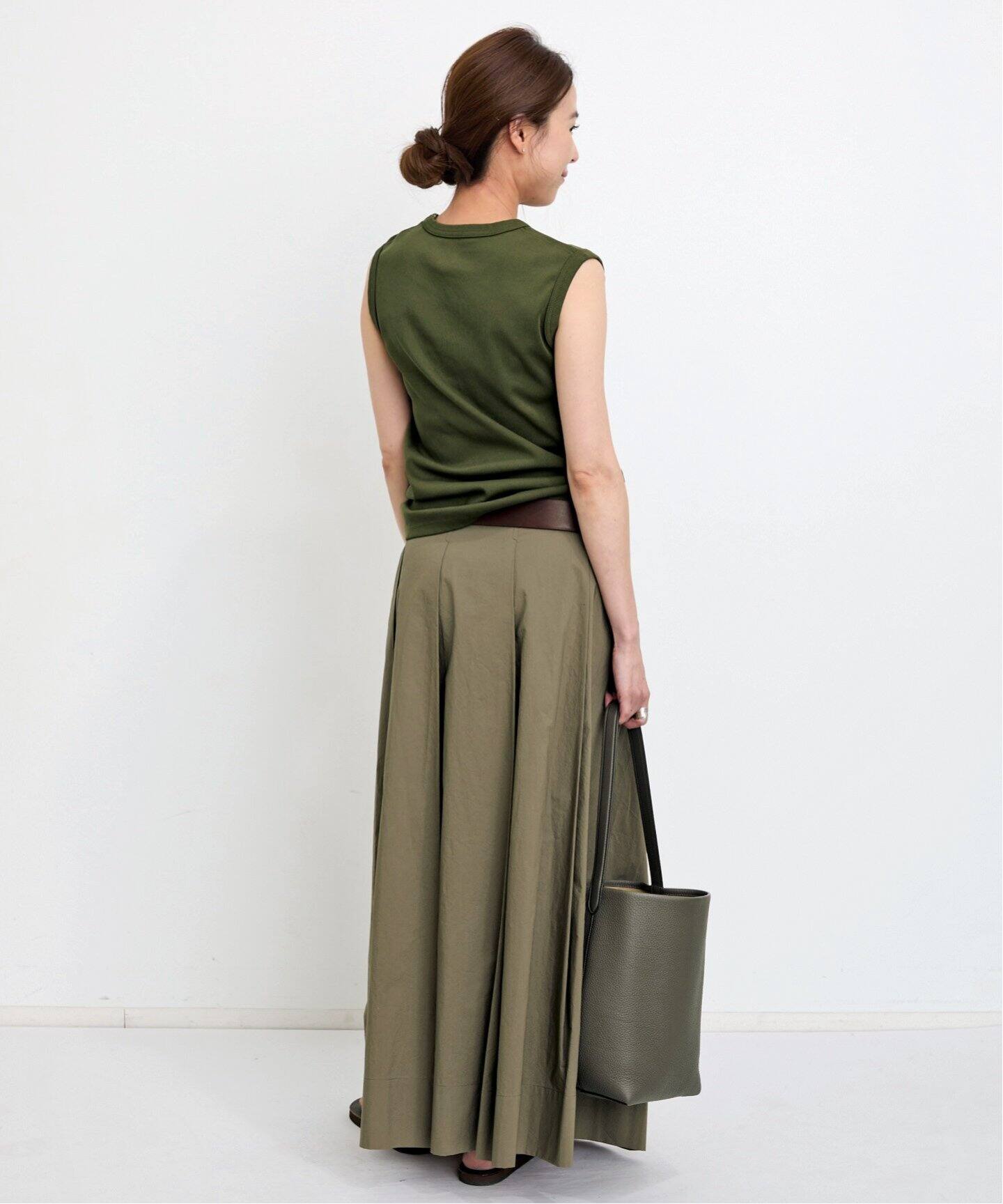 Box Pleated Skirt（ロング・マキシ丈スカート）｜L'Appartement