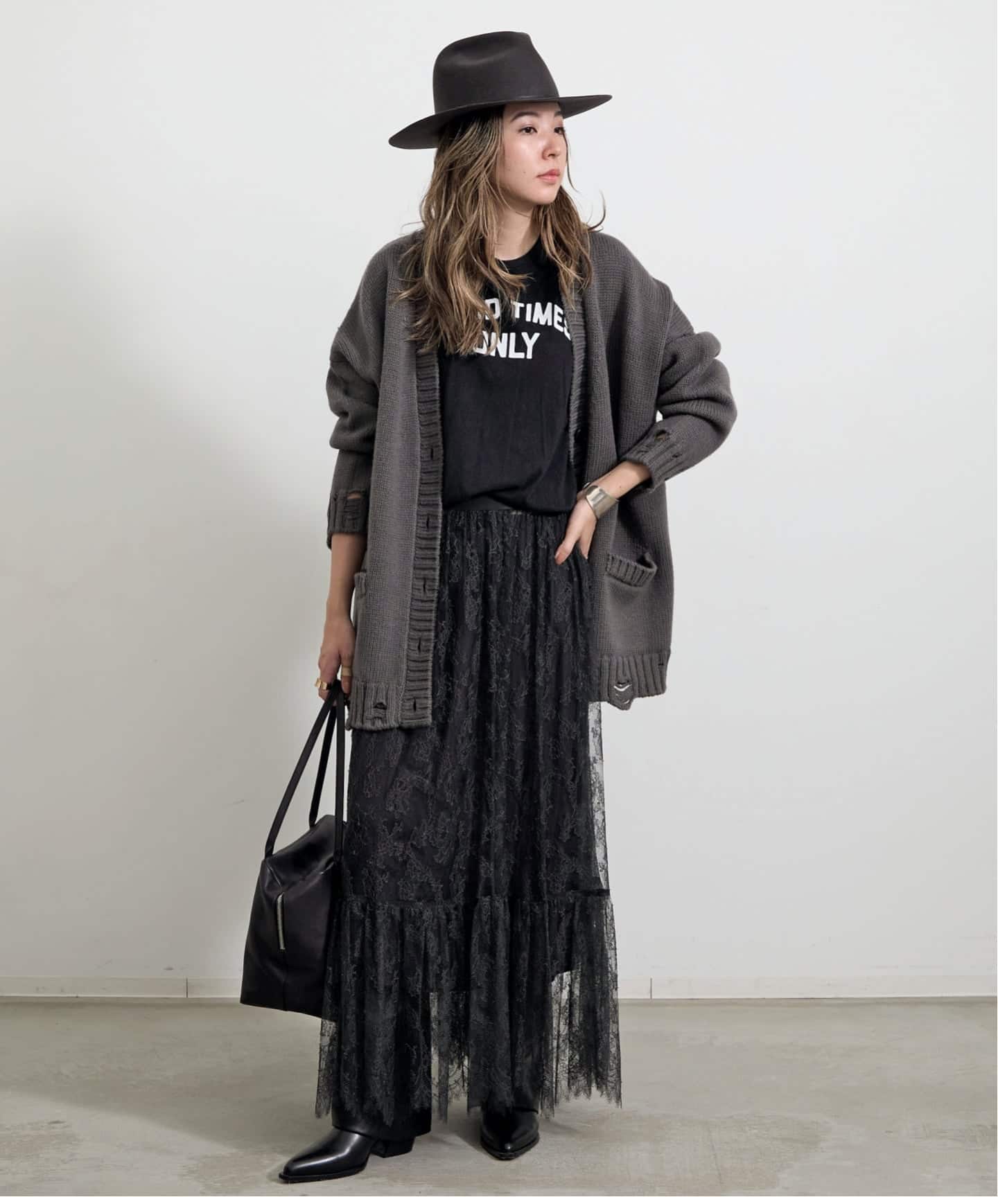 Lace Skirt（ロング・マキシ丈スカート）｜L'Appartement