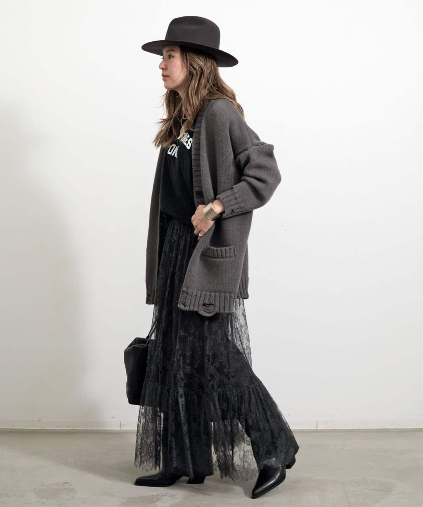Lace Skirt（ロング・マキシ丈スカート）｜L'Appartement
