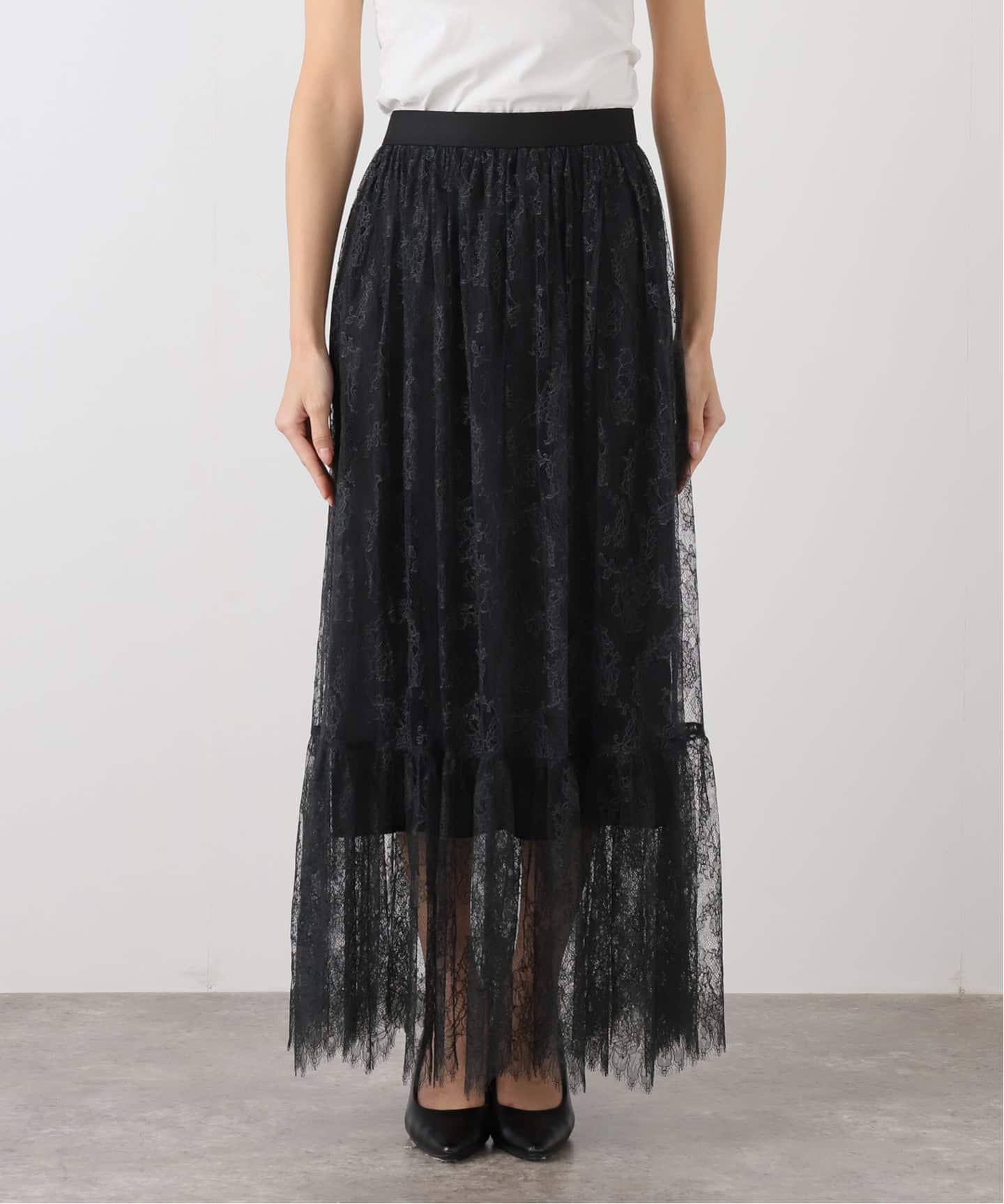 Lace Skirt（ロング・マキシ丈スカート）｜L'Appartement