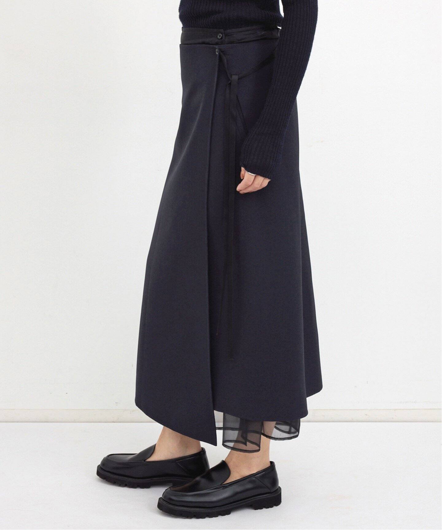 WRAP SKIRT with ORGANDY（その他スカート）｜L 