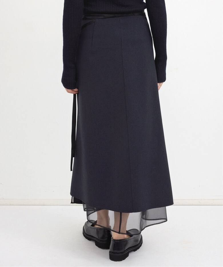 WRAP SKIRT with ORGANDY（その他スカート）｜L 