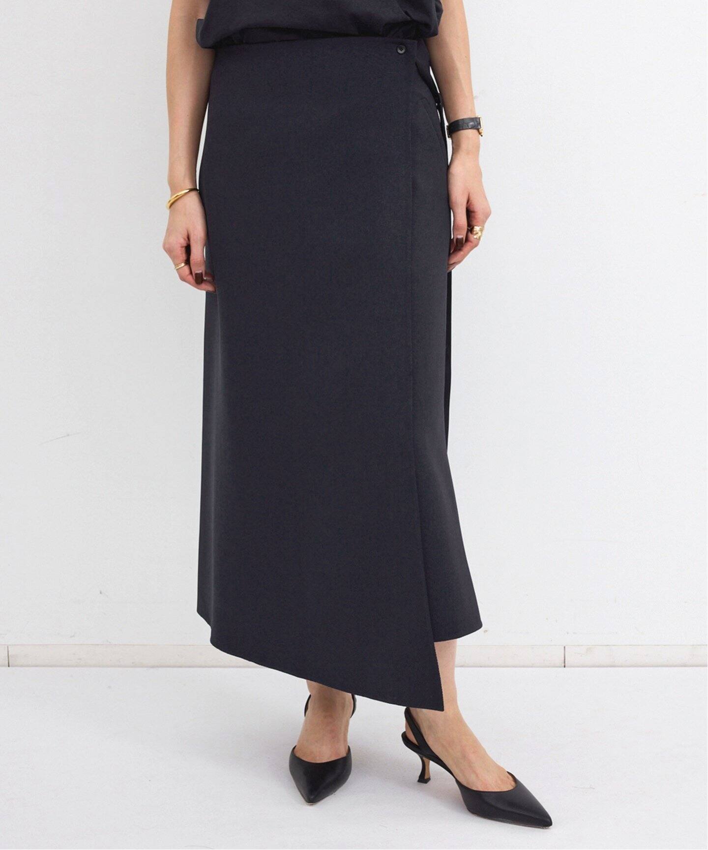 WRAP SKIRT with ORGANDY（その他スカート）｜L 