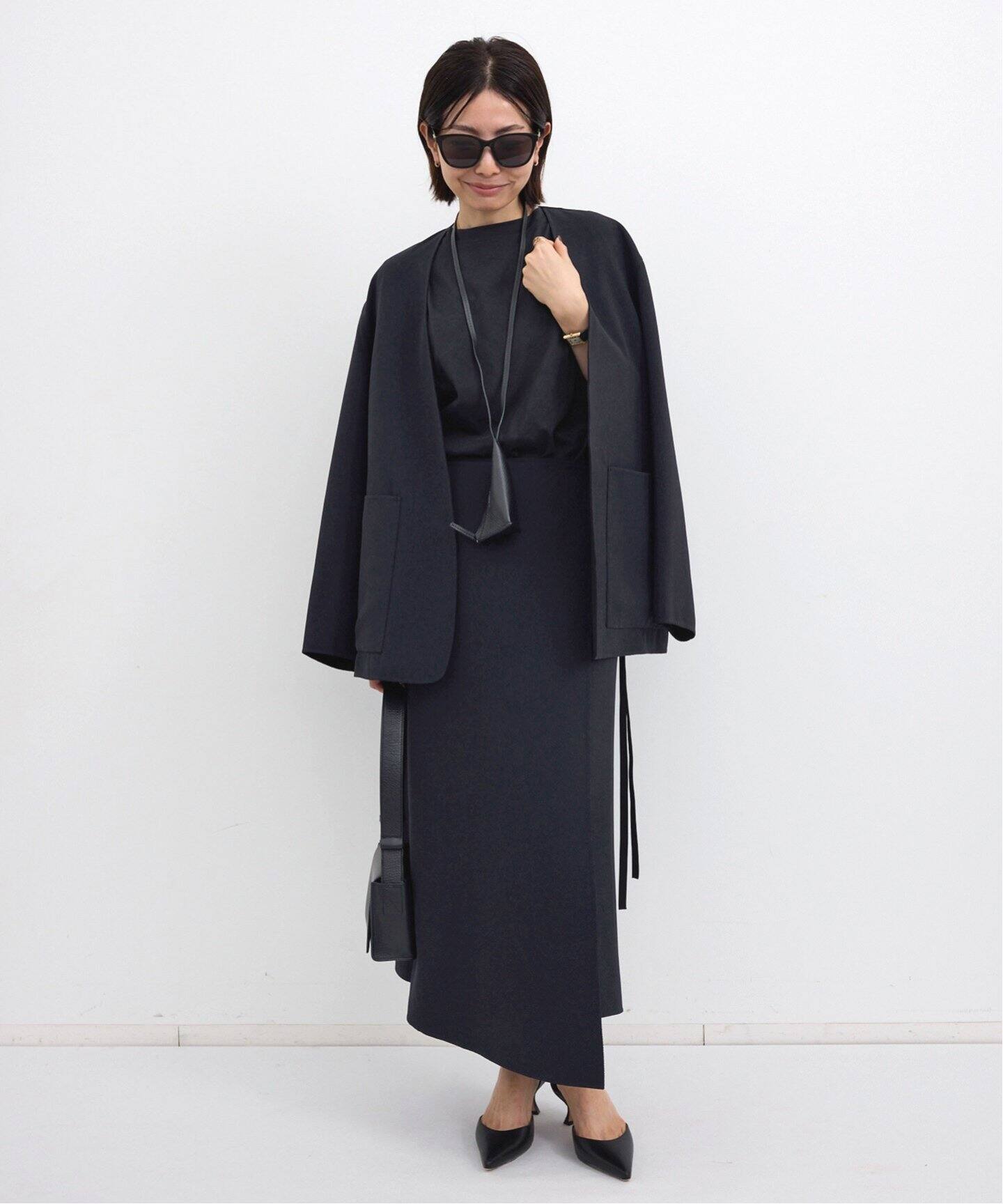 WRAP SKIRT with ORGANDY（その他スカート）｜L