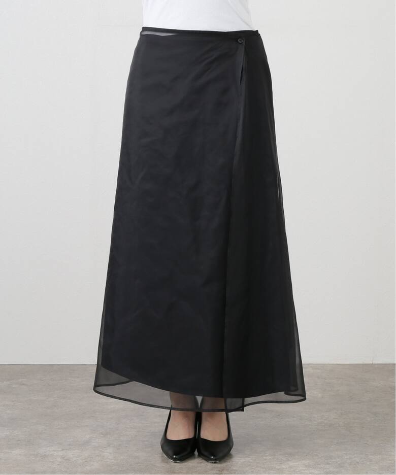 WRAP SKIRT with ORGANDY（その他スカート）｜L