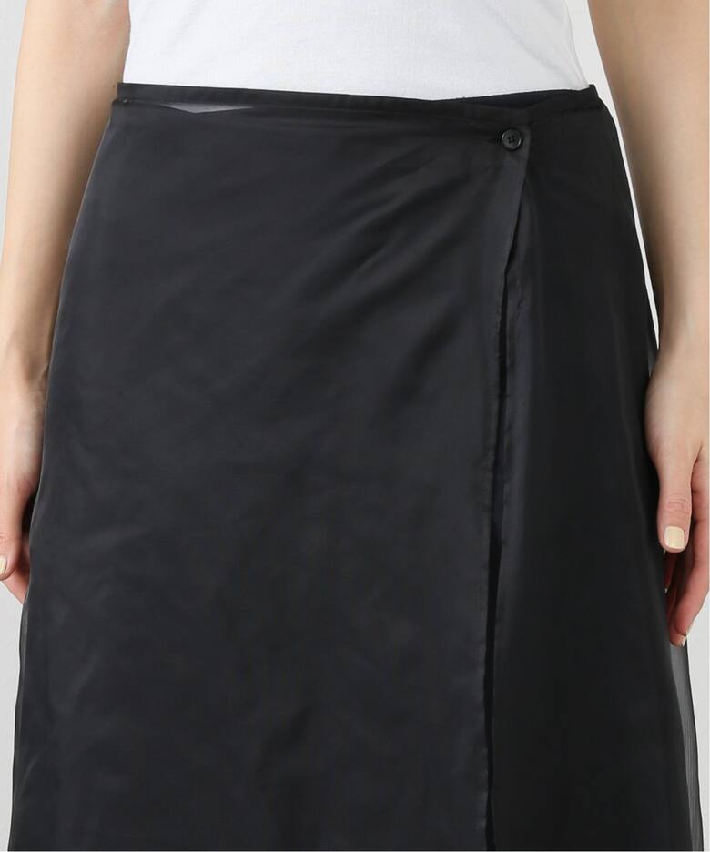 WRAP SKIRT with ORGANDY（その他スカート）｜L