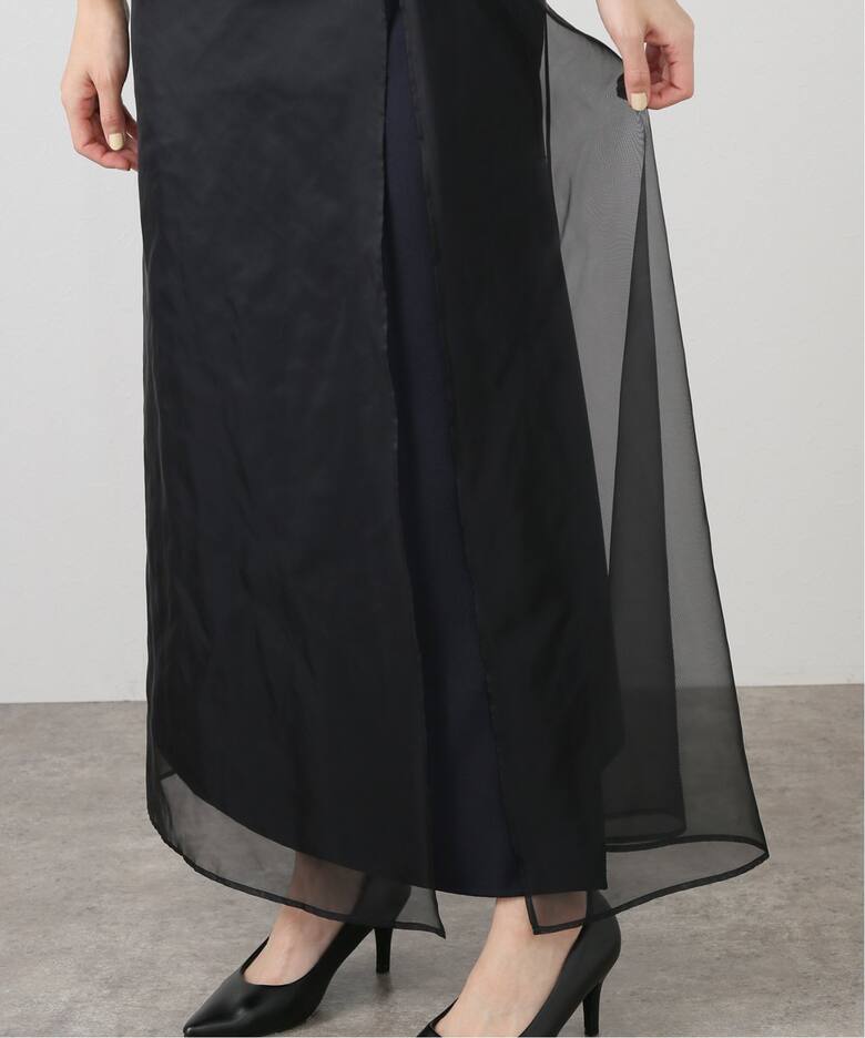 WRAP SKIRT with ORGANDY（その他スカート）｜L