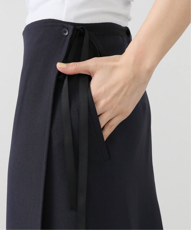 WRAP SKIRT with ORGANDY（その他スカート）｜L