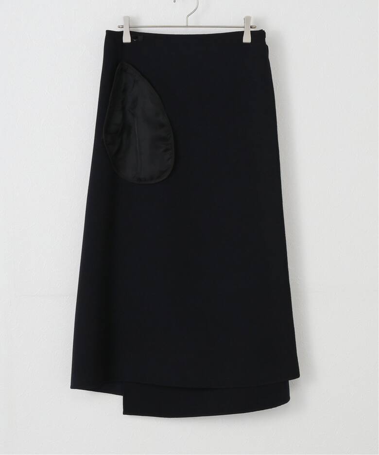WRAP SKIRT with ORGANDY（その他スカート）｜L