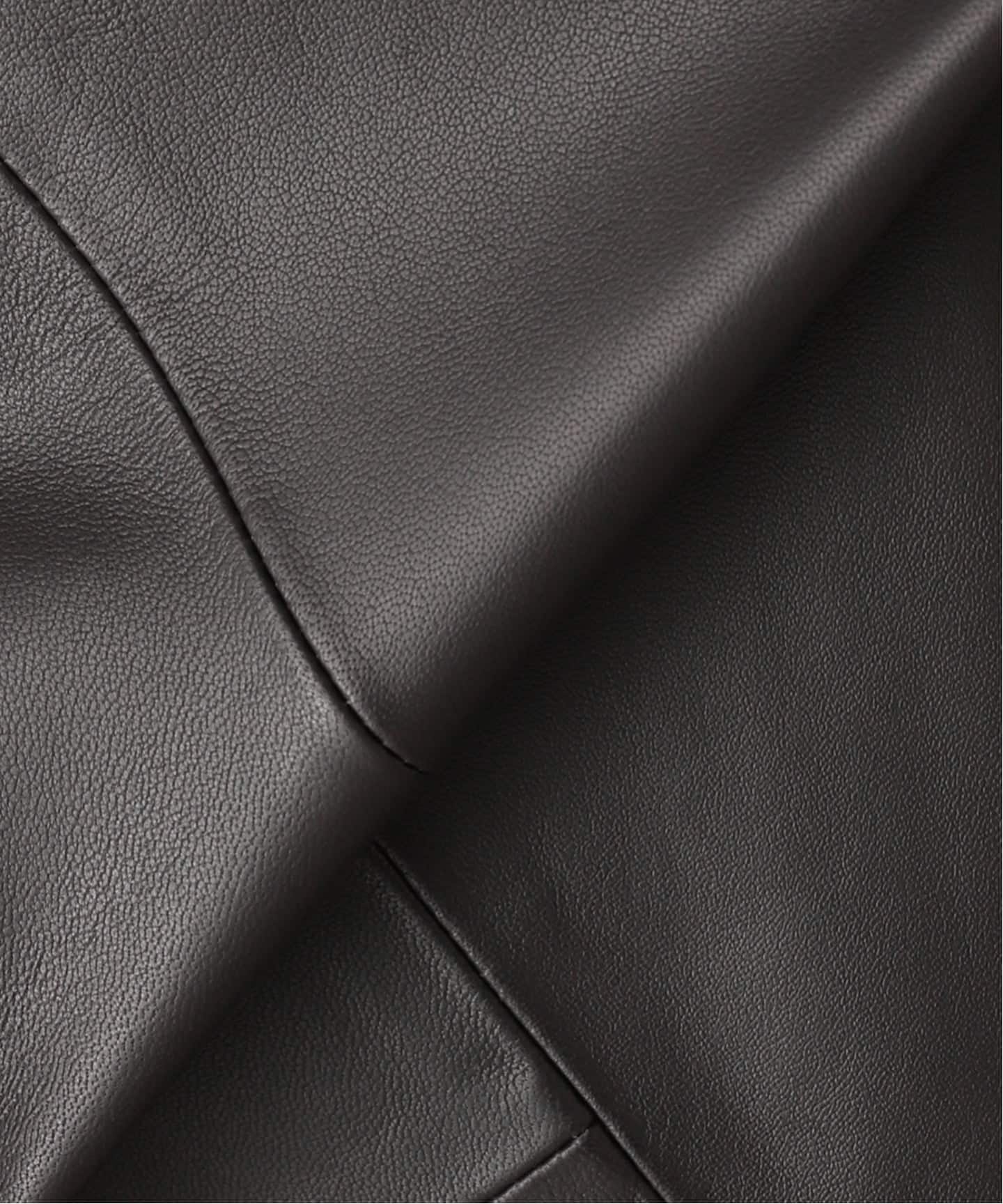 ORDINARY JOY/オーディナリー ジョイ】Nappa Leather Midi Skirt