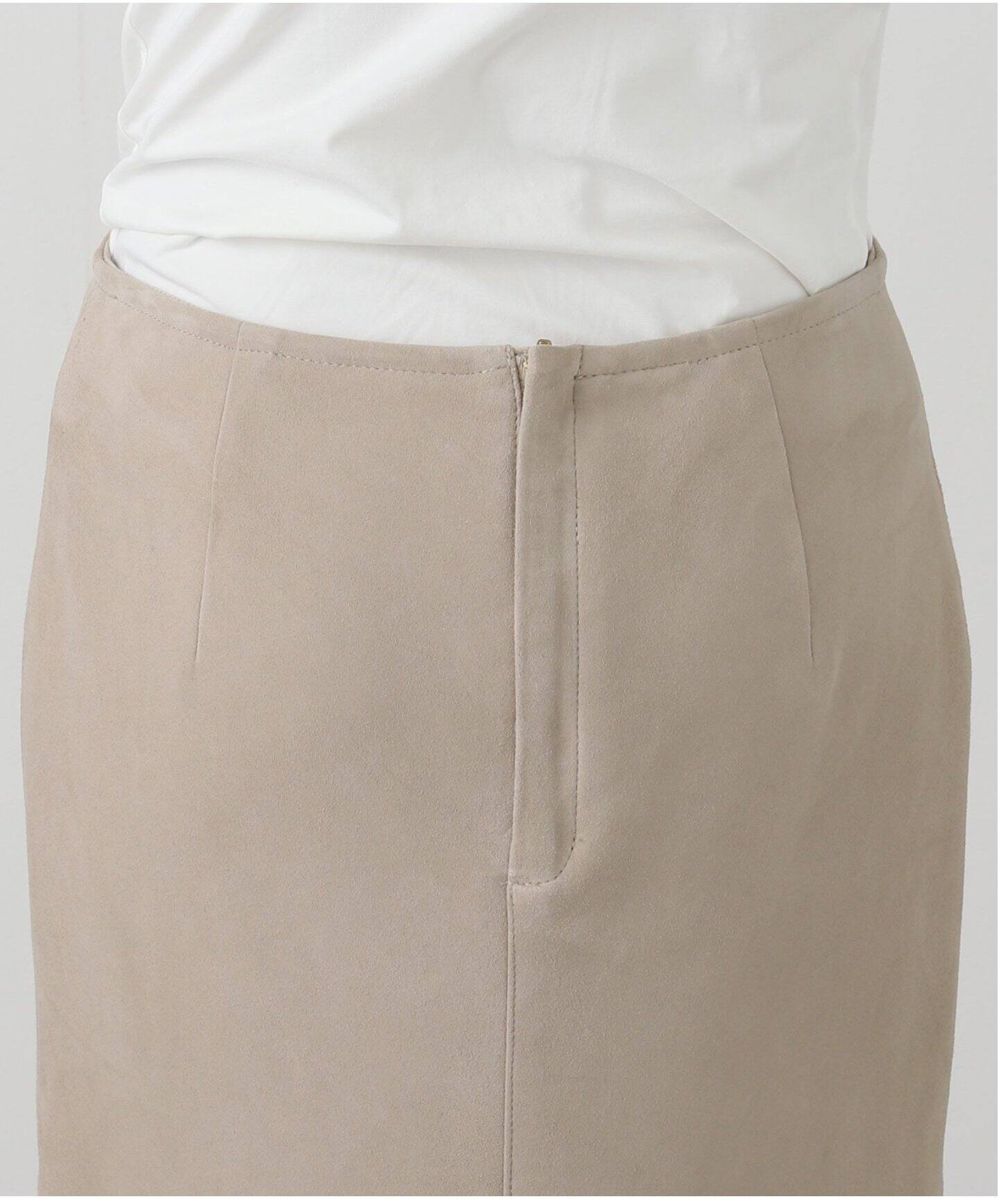GOAT SUEDE SKIRT（ロング・マキシ丈スカート）｜L'Appartement