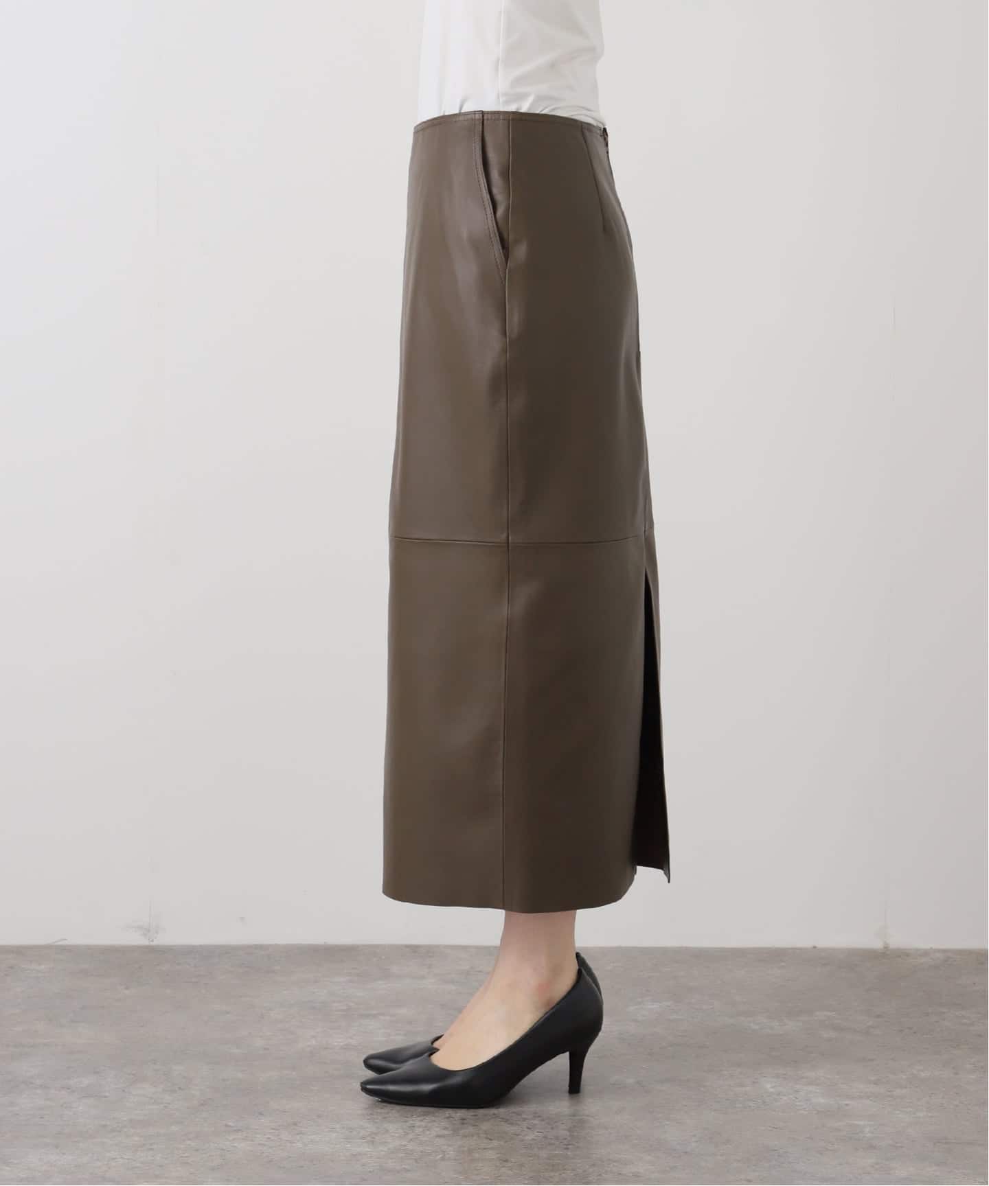 アパルトモンlappartement Leather Overall Skirt L'Appartement / アパルトモン | 2022SS Artificial Leather