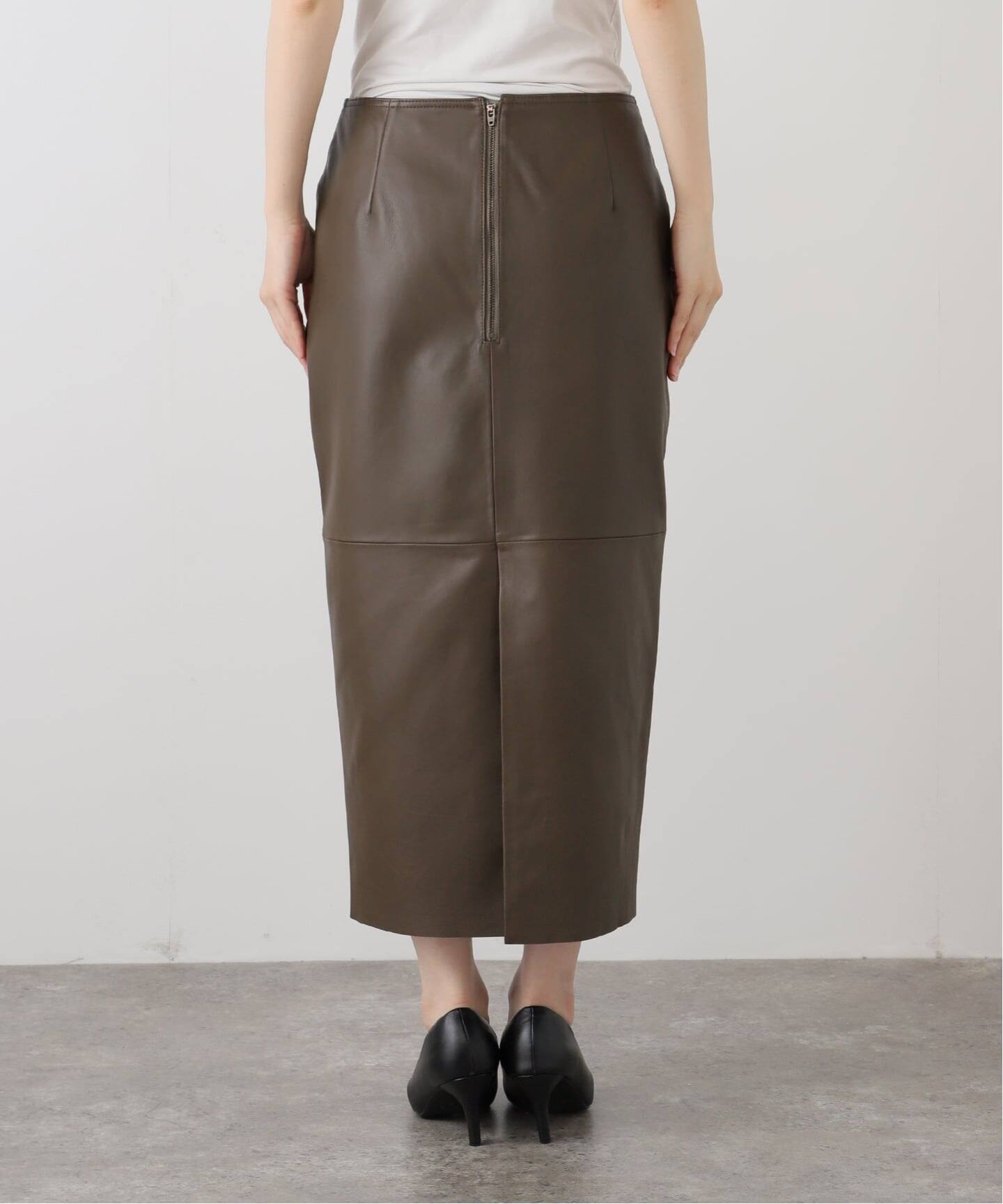 SHEEP LEATHER TIGHT SKIRT（その他スカート）｜L'Appartement