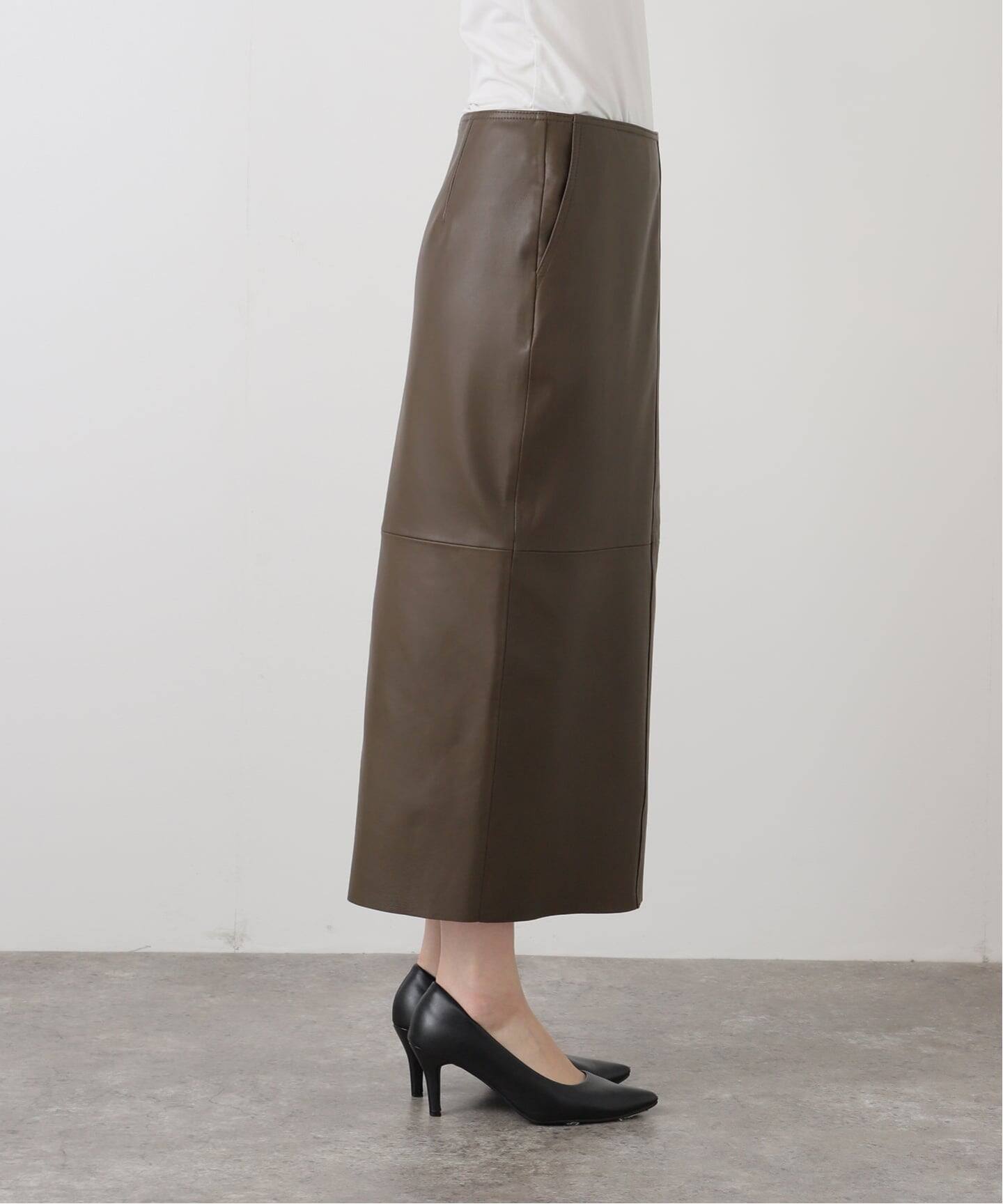 SHEEP LEATHER TIGHT SKIRT（その他スカート）｜L'Appartement