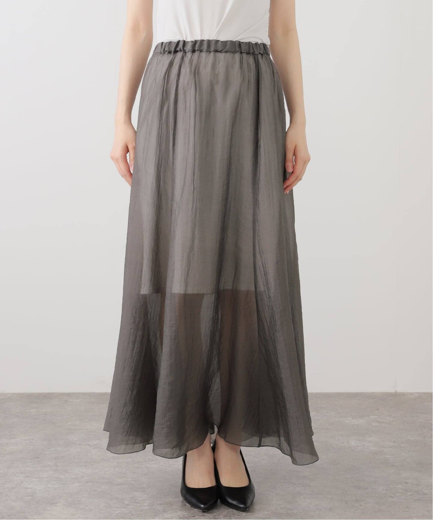 ORGANDY LONG SKIRT（ロング・マキシ丈スカート）｜L'Appartement