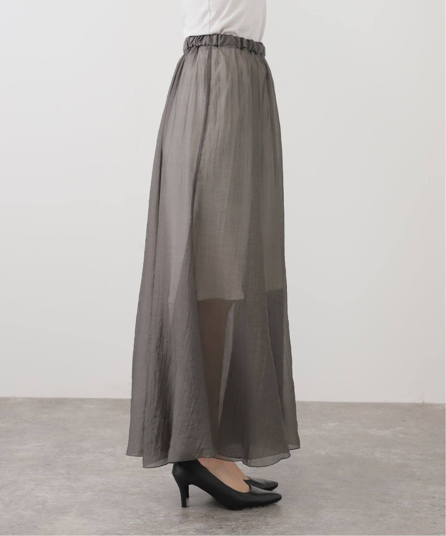 ORGANDY LONG SKIRT（ロング・マキシ丈スカート）｜L'Appartement