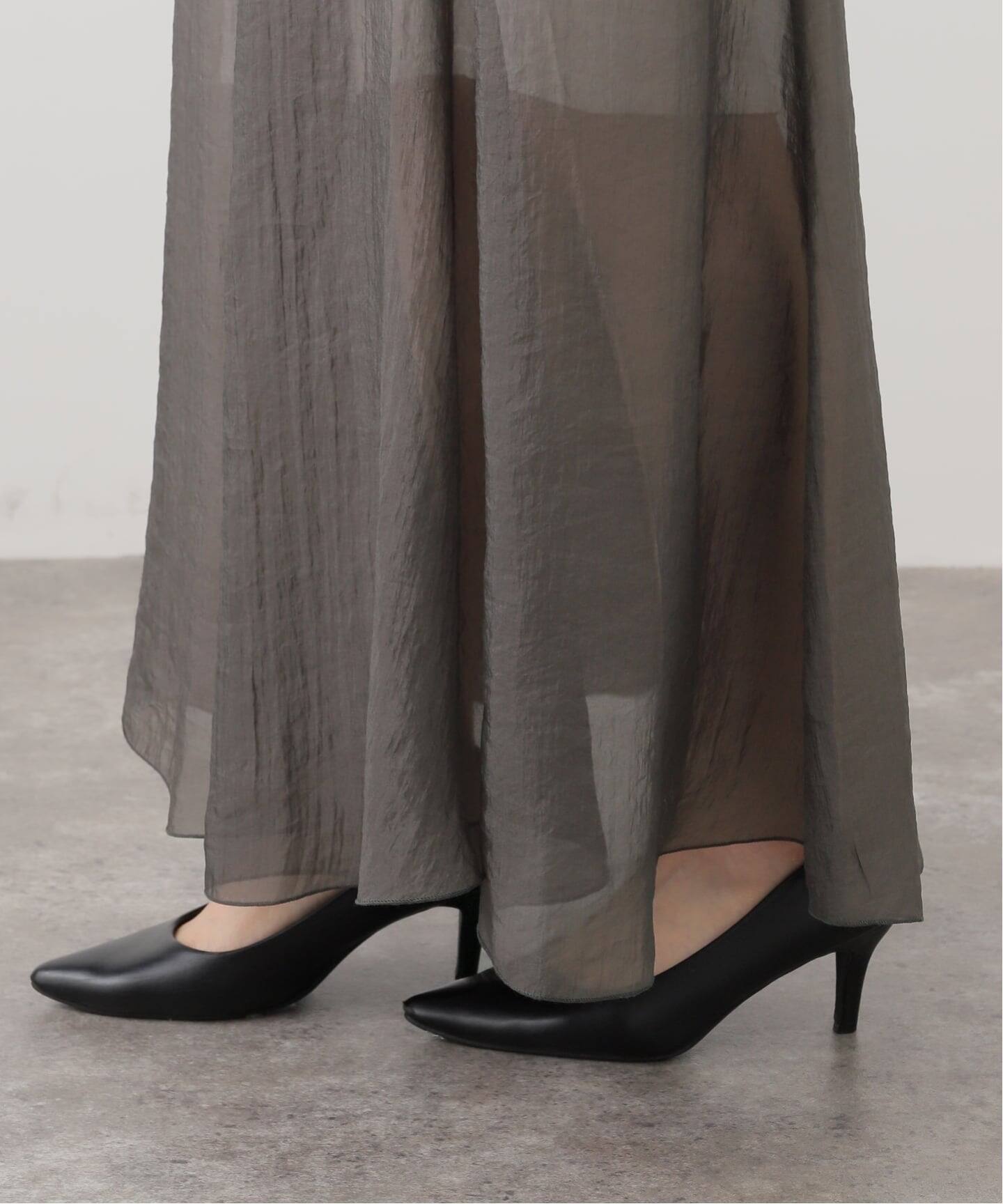 ORGANDY LONG SKIRT（ロング・マキシ丈スカート）｜L'Appartement