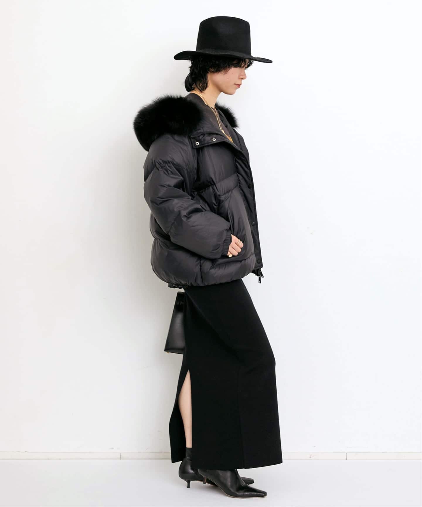 L'Appartement Wool Asymmetry スカート L´Appartement Wool Asymmetry Skirt