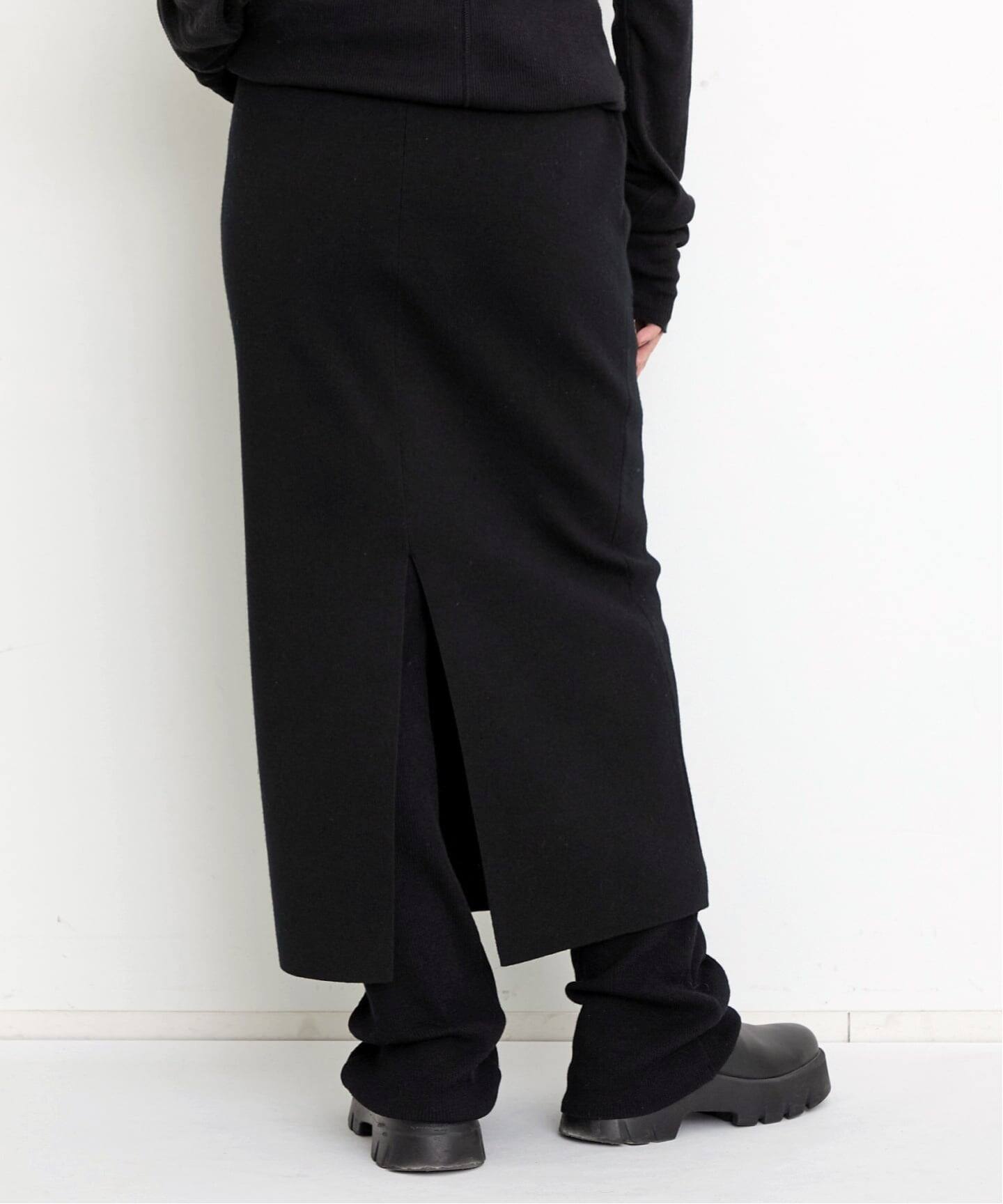 L'Appartement Wool Asymmetry スカート Asymmetrical Wool Skirt, Wool Midi Skirt, Midi Gray Wool