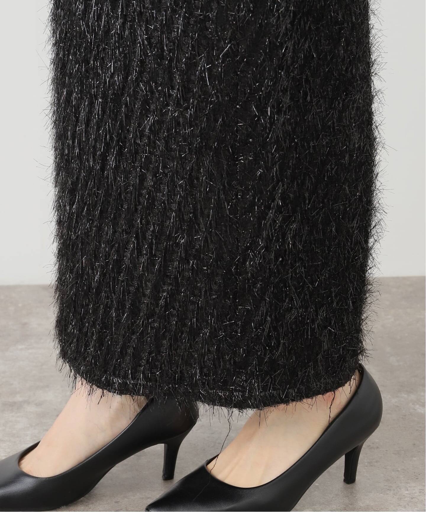 COUTURE D'ADAM/クチュールドアダム】 FLINGE PENCIL SKIRT(ロング COUTURE D'ADAM/クチュールドアダム】 FLINGE PENCIL SKIRT(ロング