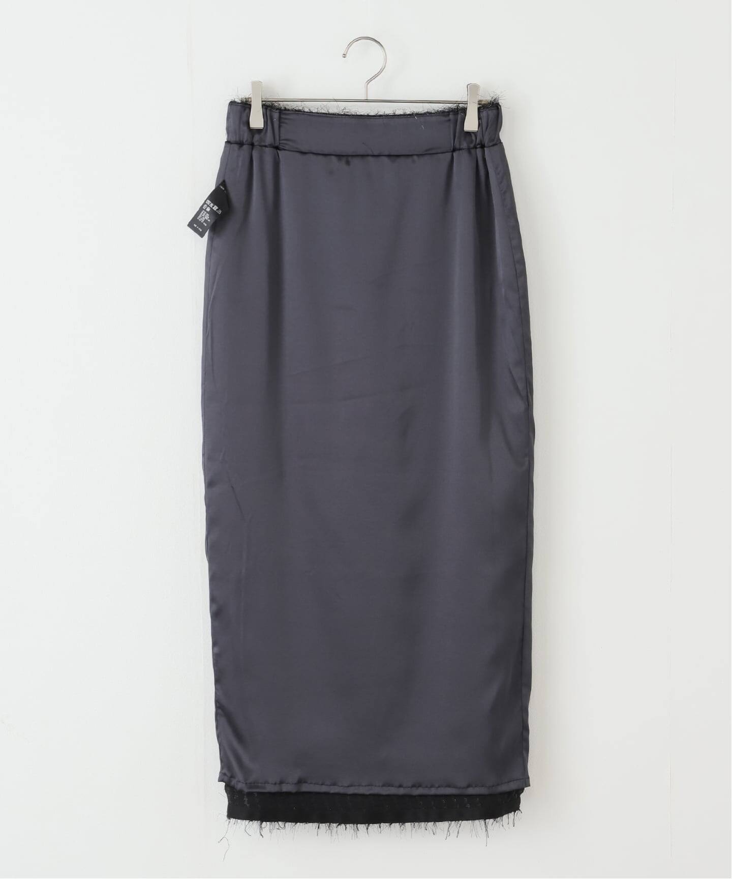 COUTURE D'ADAM/クチュールドアダム】 FLINGE PENCIL SKIRT（ロング