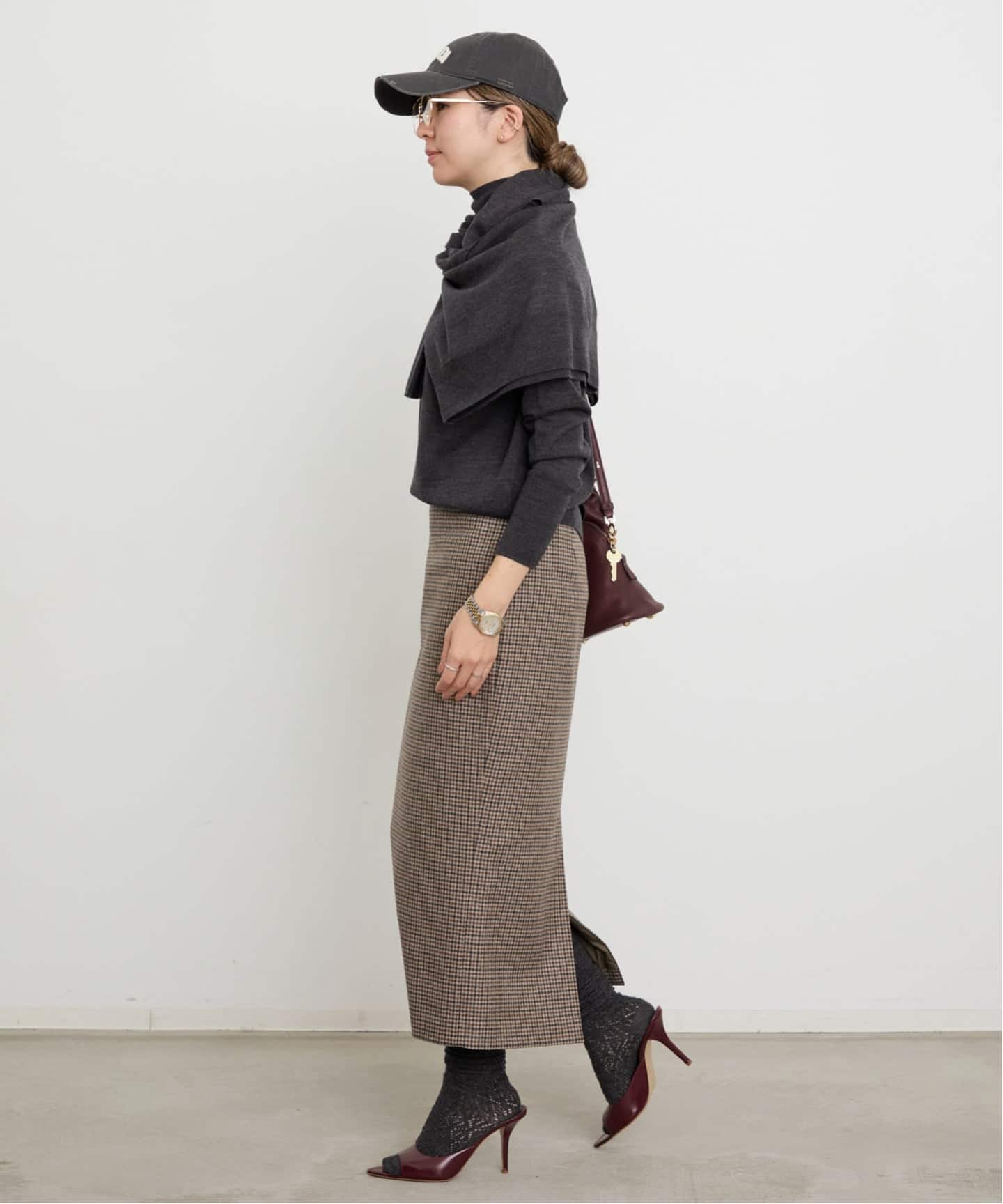 マディソンブルー MADISON BLUE スカート FLARE SK MESH | KNIT | MADISONBLUE