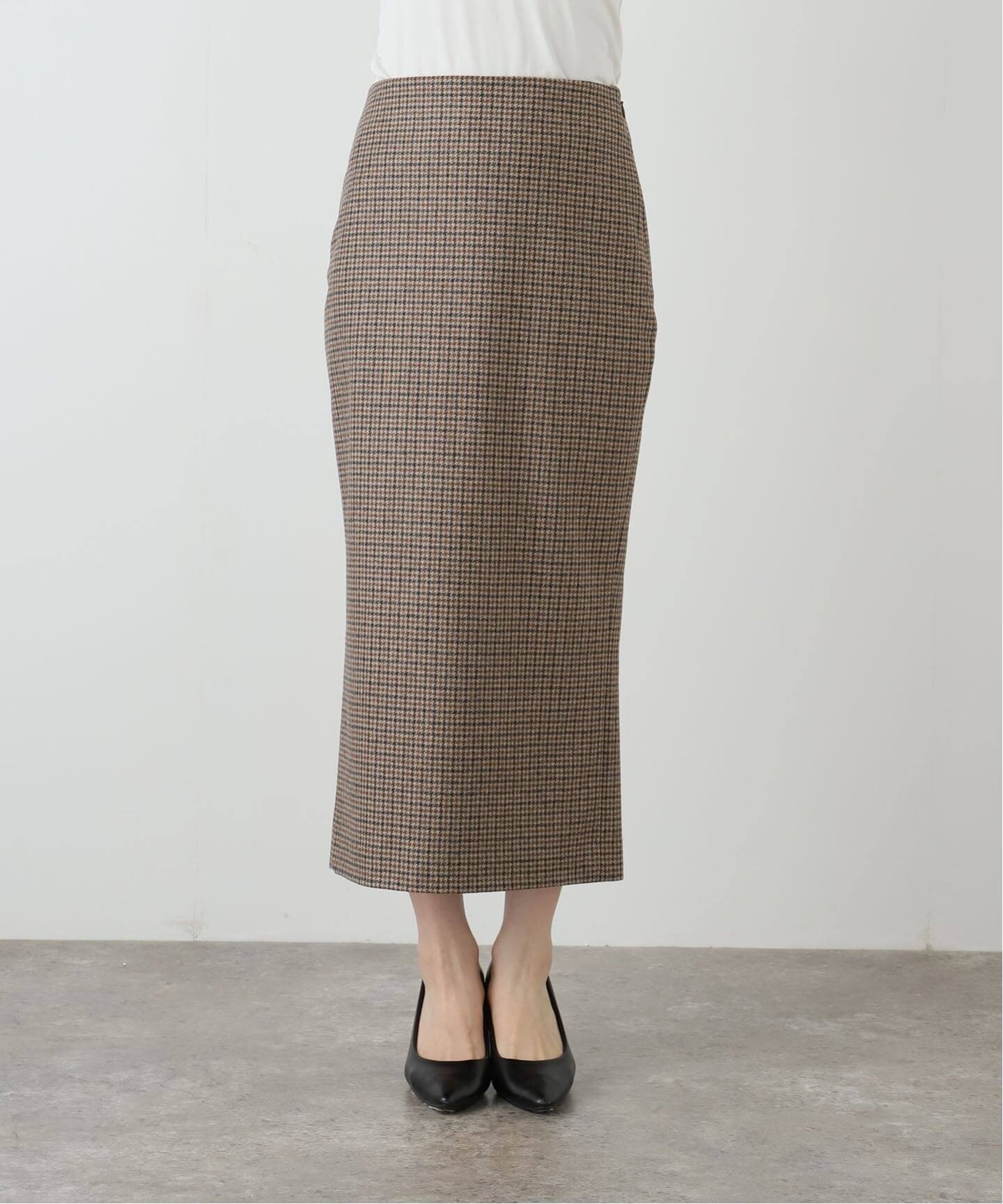 【L'Appartement】 GUNCLUB CHECK LONG SKIRT MADISON BLUE/マディソン ブルー】 GUNCLUB TIGHT SKIRT（その他
