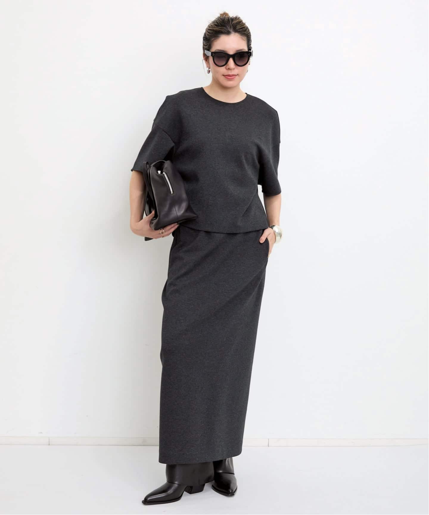DOMELLE/ドメル】 JERSEY STICK SKIRT（その他スカート）｜L