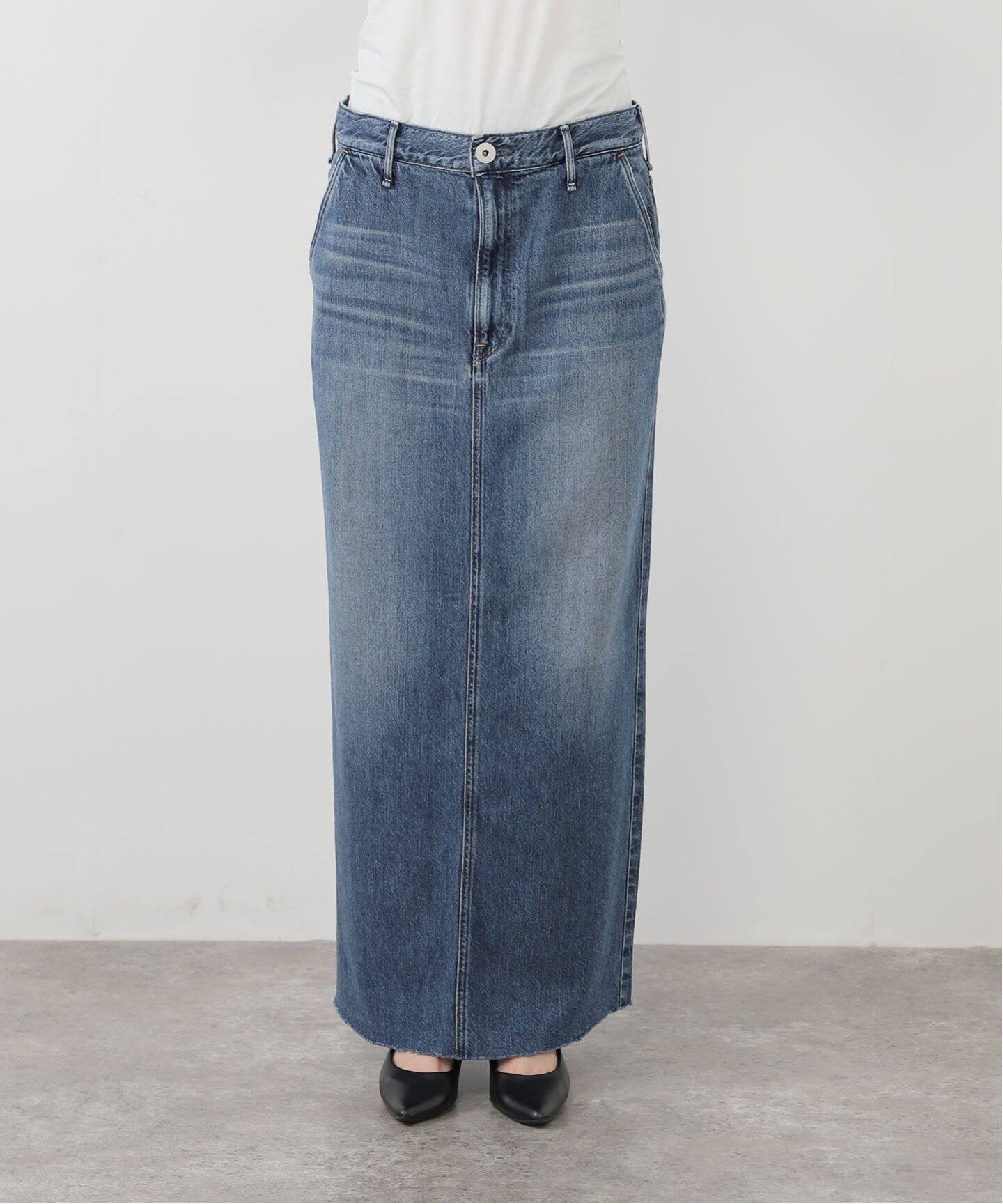 UPPER HIGHTS/アッパーハイツ】 DENIM SKIRT（ロング・マキシ丈