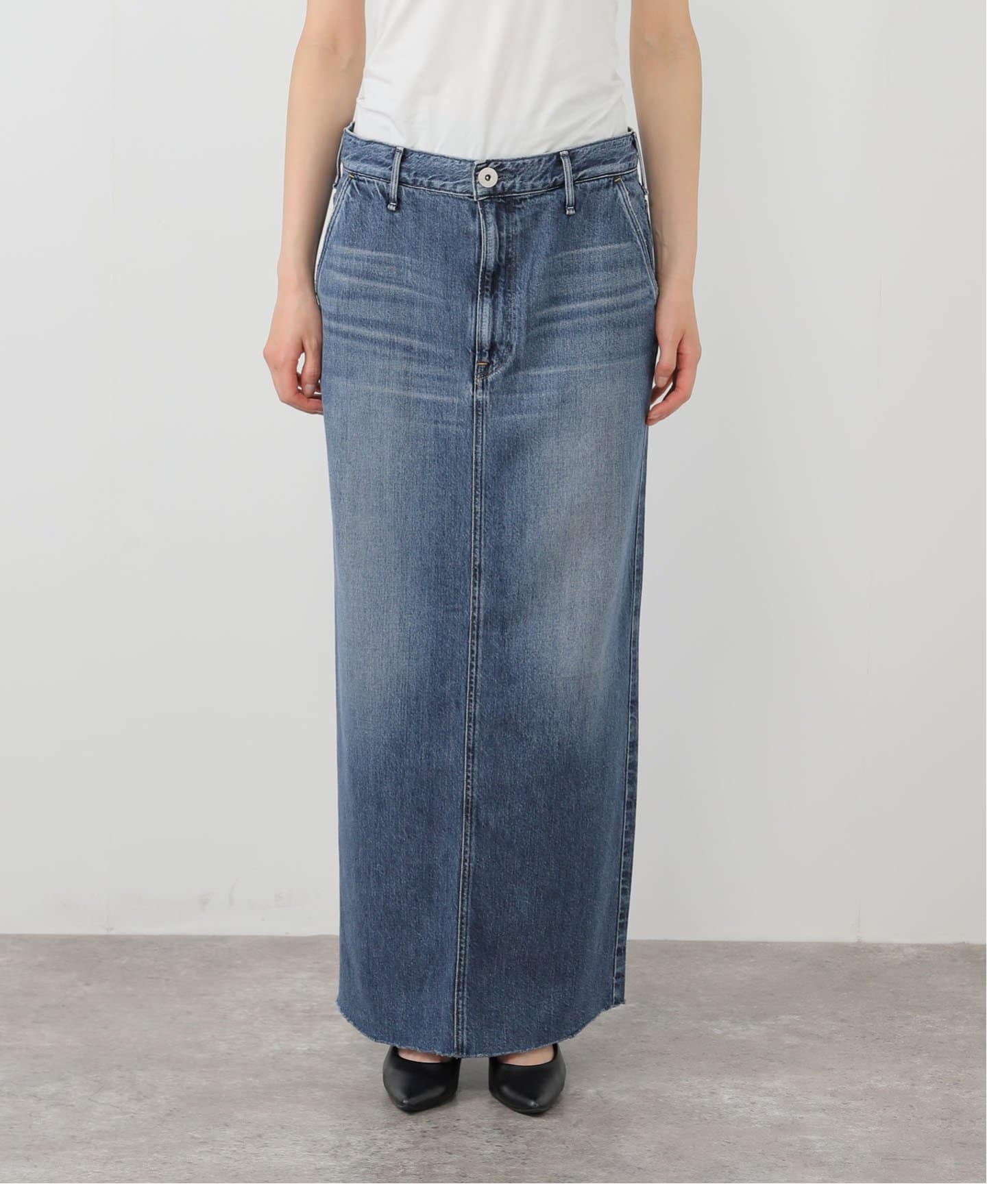 【UPPER HIGHTS/アッパーハイツ】 DENIM SKIRT UPPER HIGHTS/アッパーハイツ】 DENIM SKIRT（ロング・マキシ丈