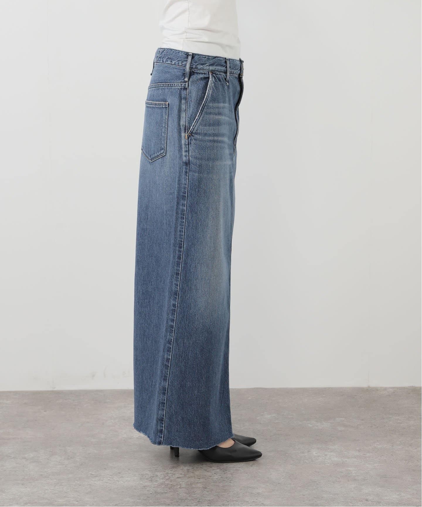 UPPER HIGHTS/アッパーハイツ】 DENIM SKIRT（ロング・マキシ丈