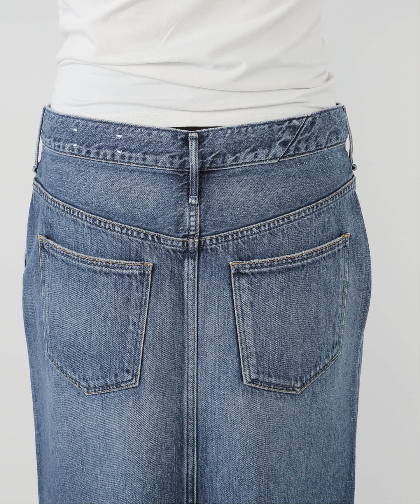 UPPER HIGHTS/アッパーハイツ】 DENIM SKIRT（ロング・マキシ丈