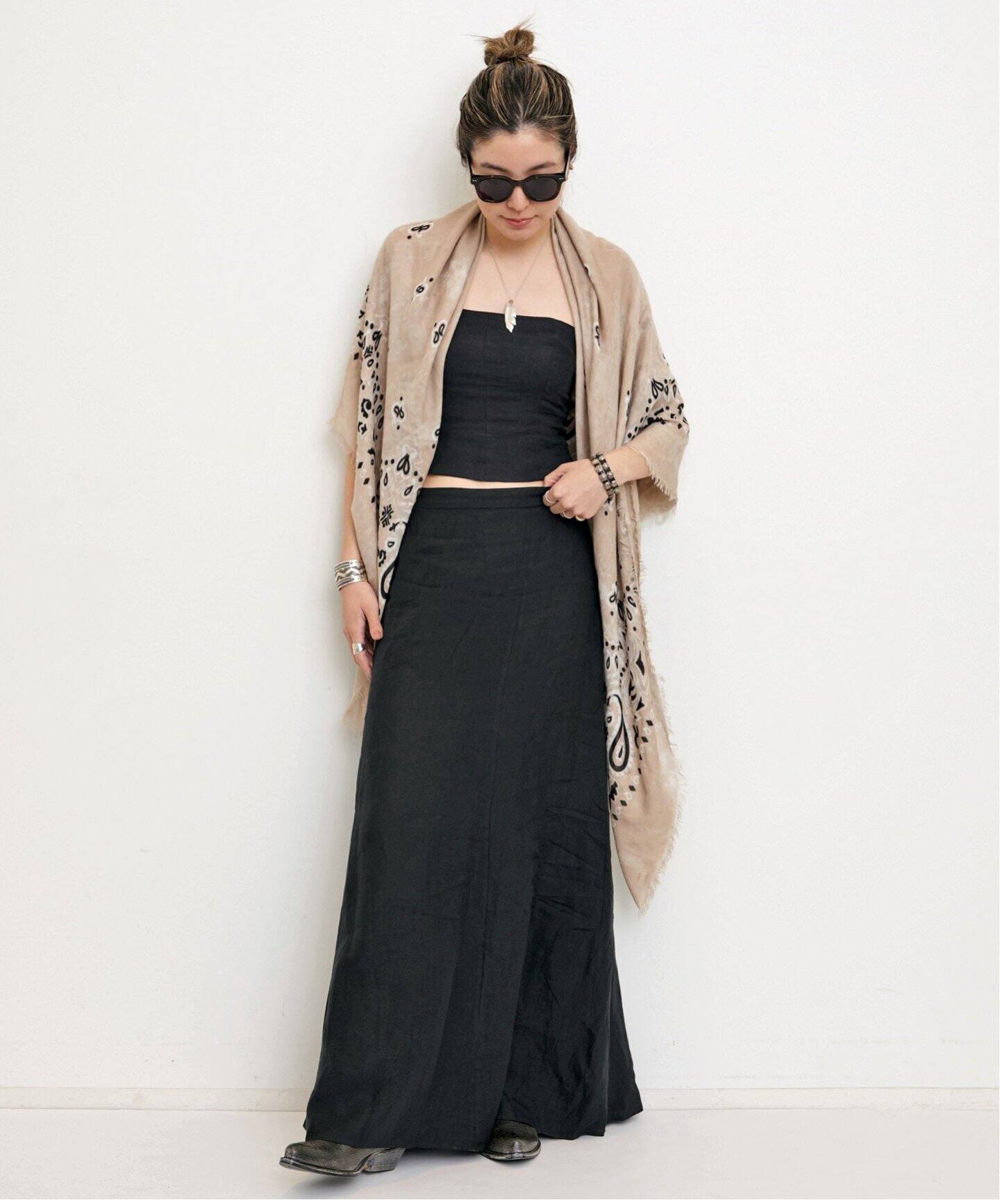 新品【L'Appartement】ARKITAIP MAXI SKIRT ARKITAIP/アーキタイプ】 ARABELLA BIAS CUT MAXI SKIRT（ロング