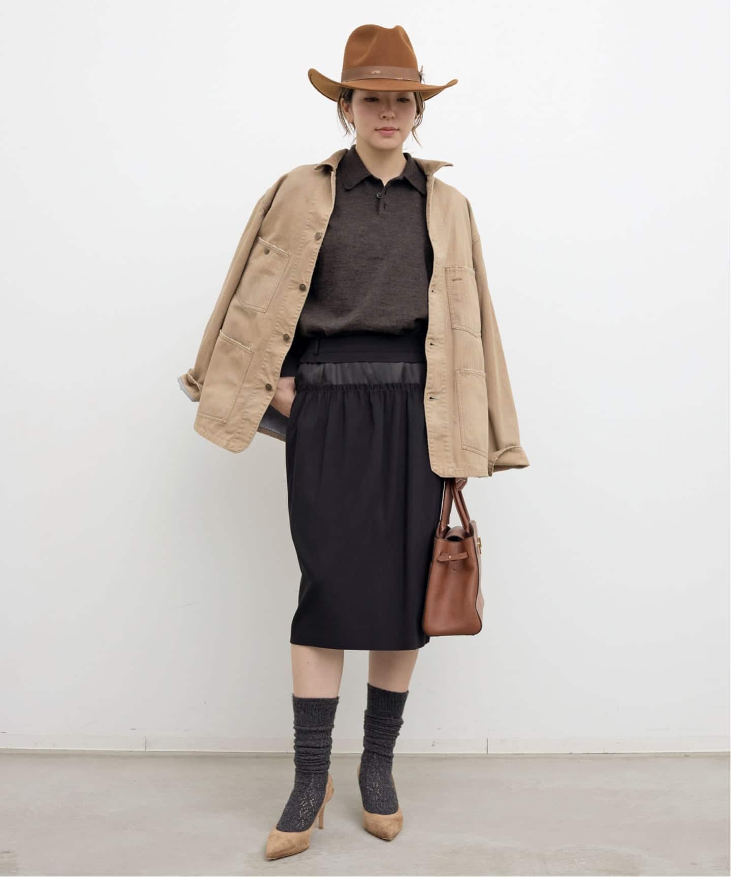 Maison  Margiela  スカート MAISON MARGIELA/メゾン マルジェラ】 MIDI SKIRT（ひざ丈