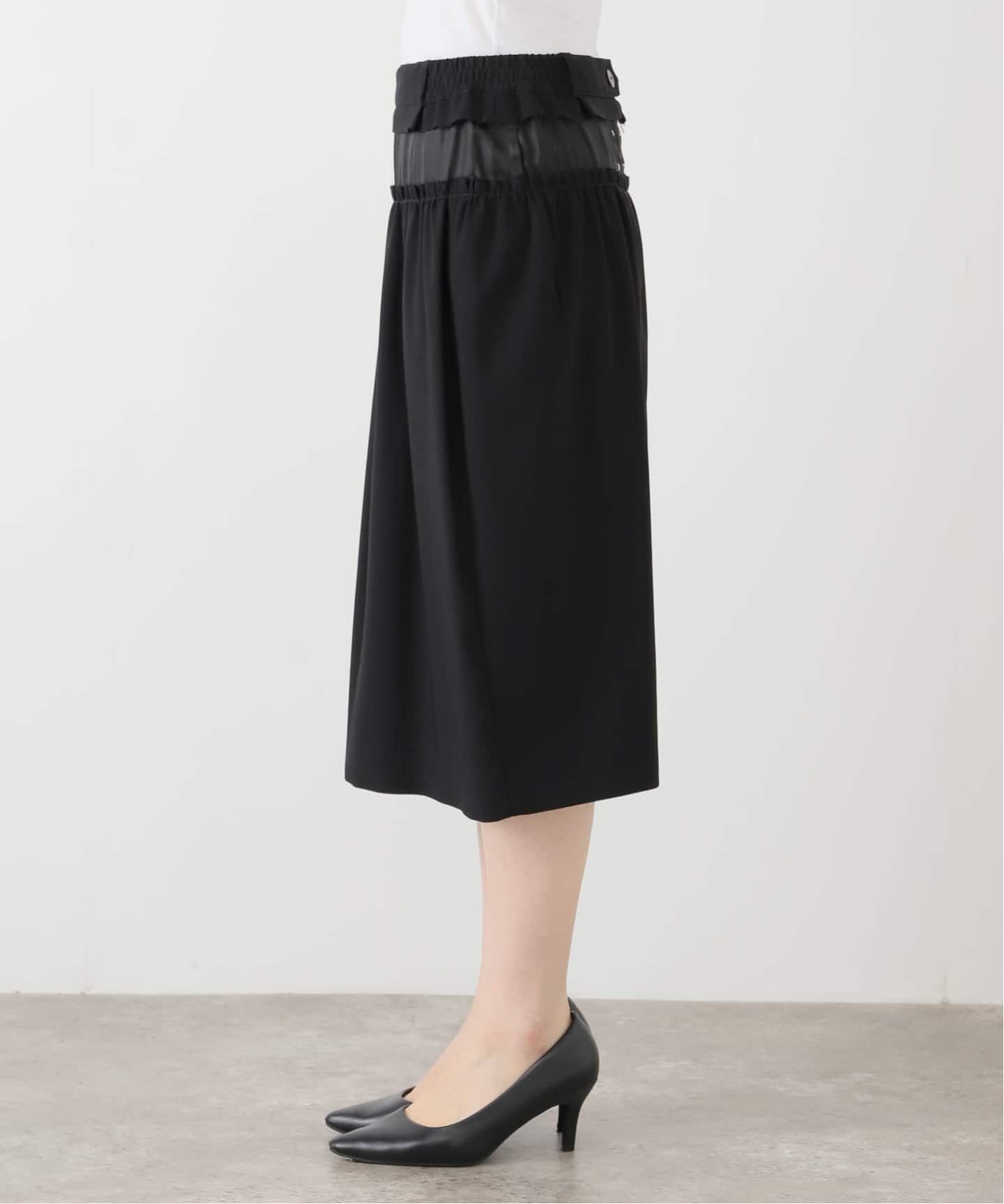 Maison Margiela メゾンマルジェラ サイドポケットスカート MAISON MARGIELA/メゾン マルジェラ】 MIDI SKIRT(ひざ丈