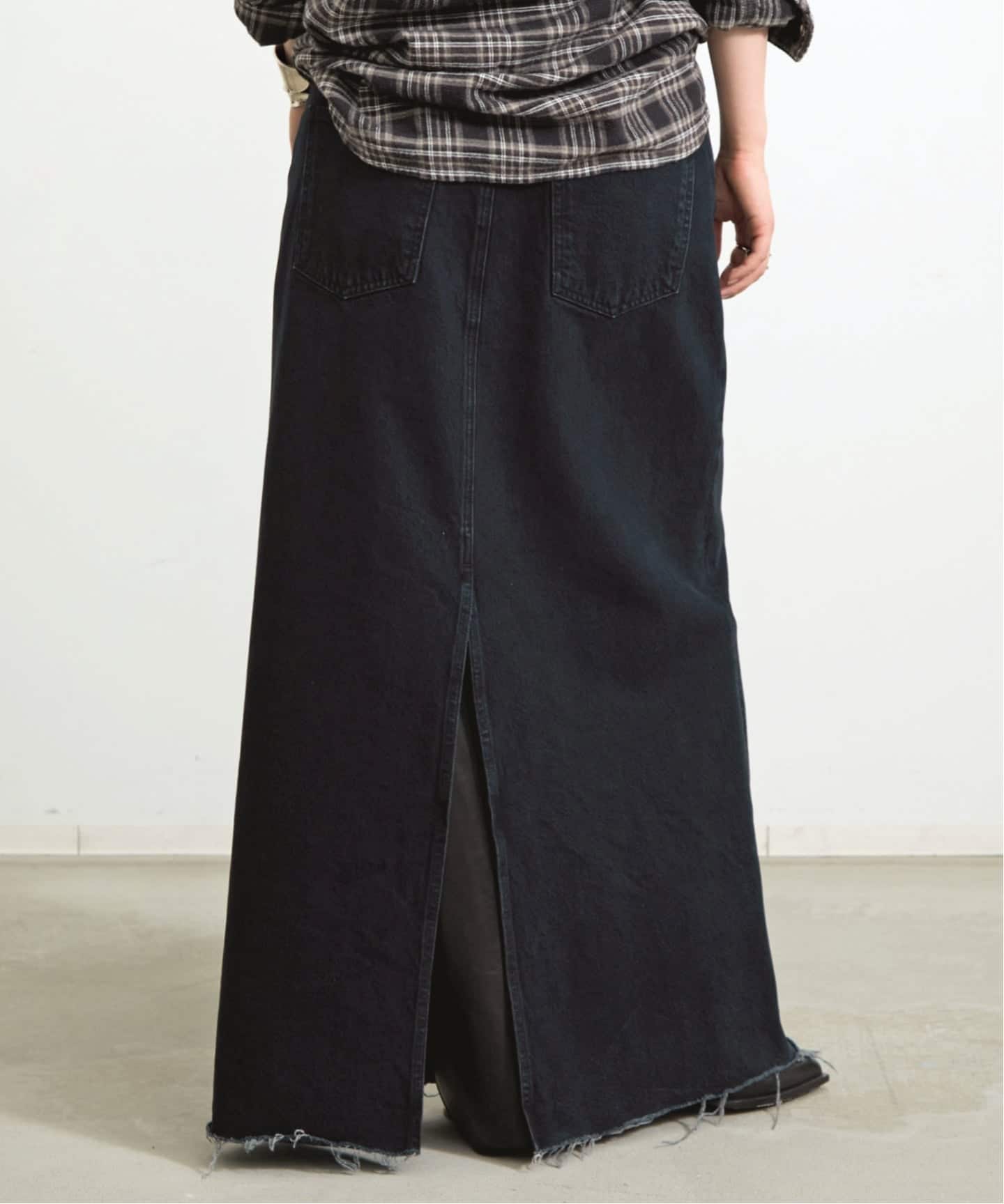 AGOLDE/エーゴールドイー】 HILLA SKIRT（デニムスカート）｜L