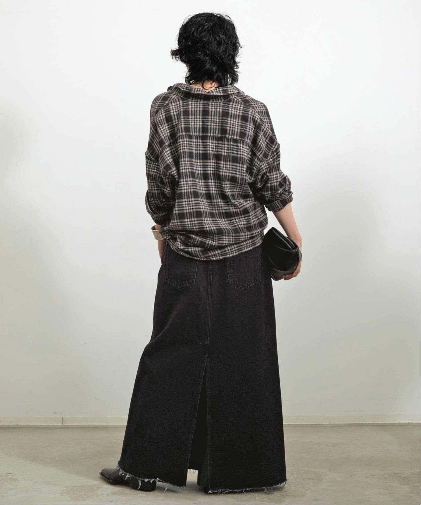 AGOLDE/エーゴールドイー】 HILLA SKIRT（デニムスカート）｜L