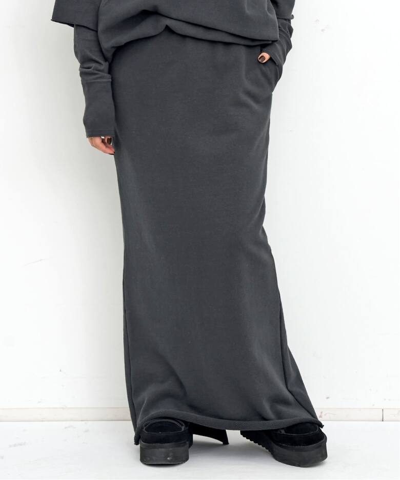 AMERICANA/アメリカーナ】 SWEAT SKIRT（ロング・マキシ丈スカート  