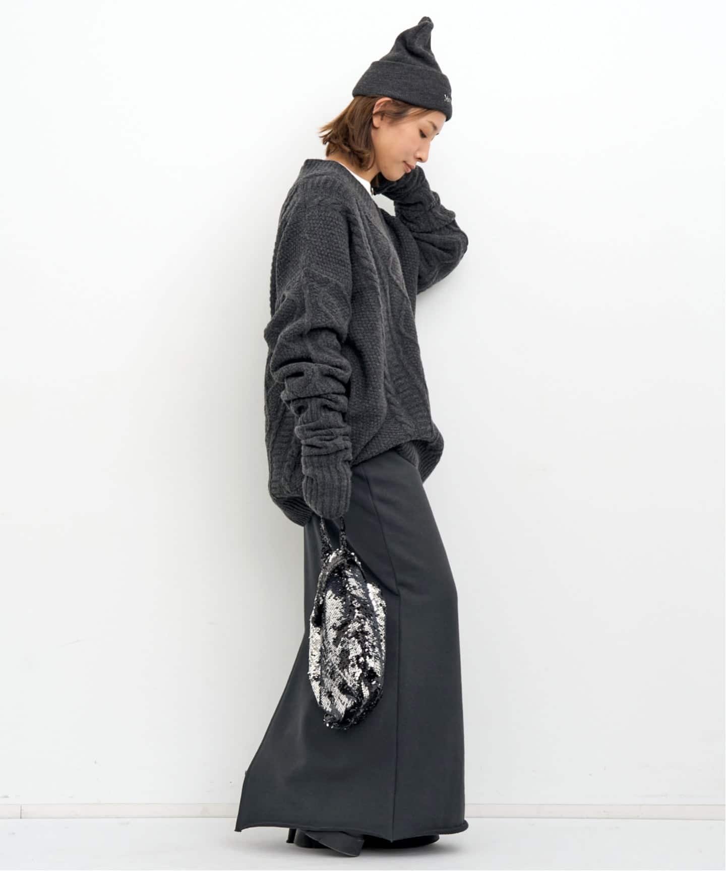 AMERICANA/アメリカーナ】 SWEAT SKIRT（ロング・マキシ丈スカート