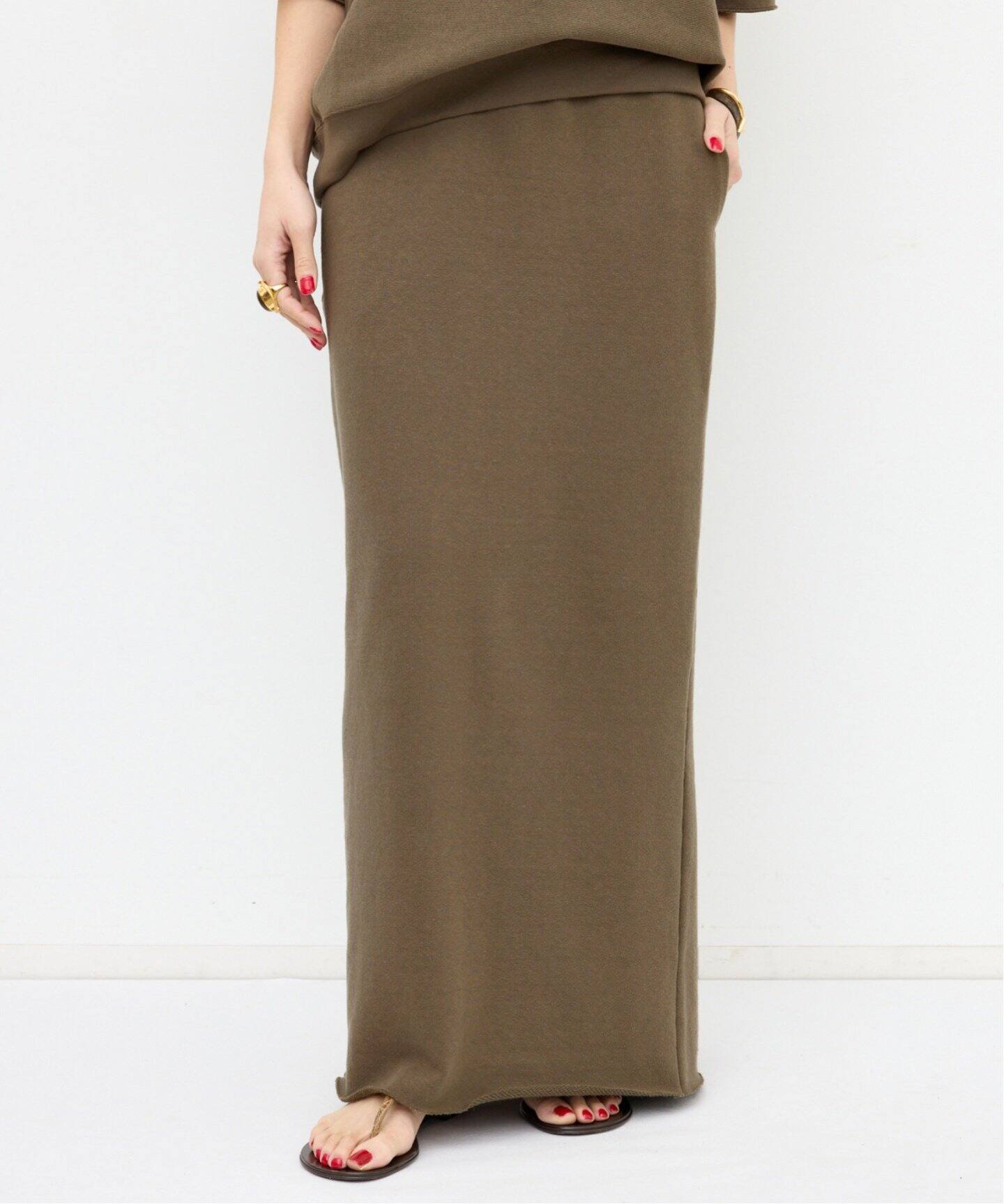 AMERICANA/アメリカーナ】 SWEAT SKIRT（ロング・マキシ丈スカート  