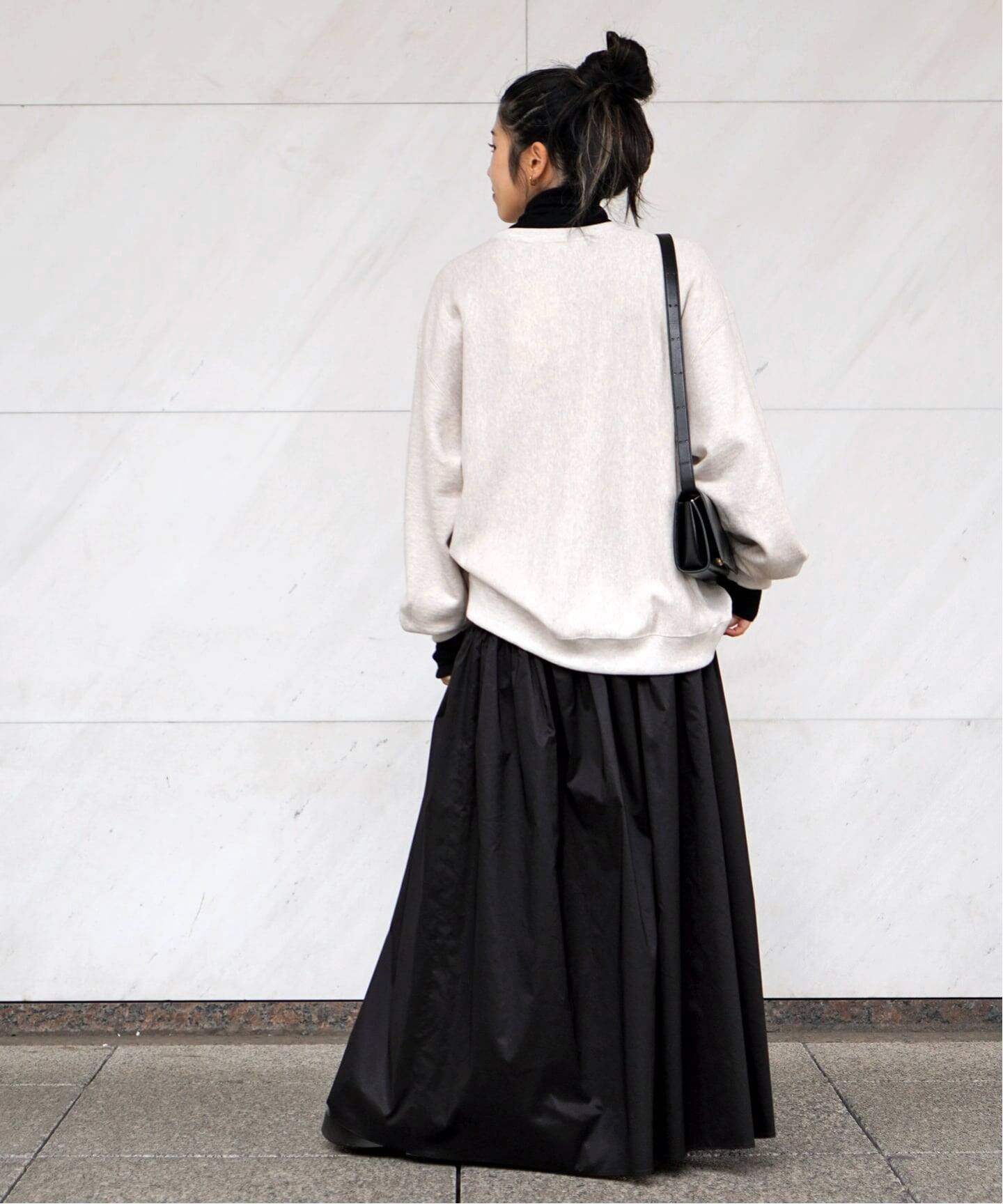 EDIT.FOR LULU タフタギャザーマキシスカート EDIT.FOR LULU ♡ タフタギャザーマキシスカート