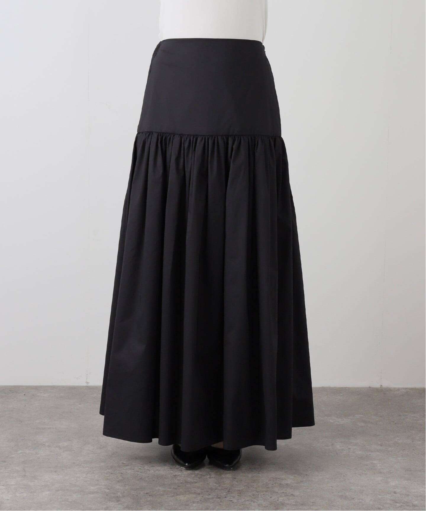 タフタギャザーマキシスカート（ロング・マキシ丈スカート）｜AP