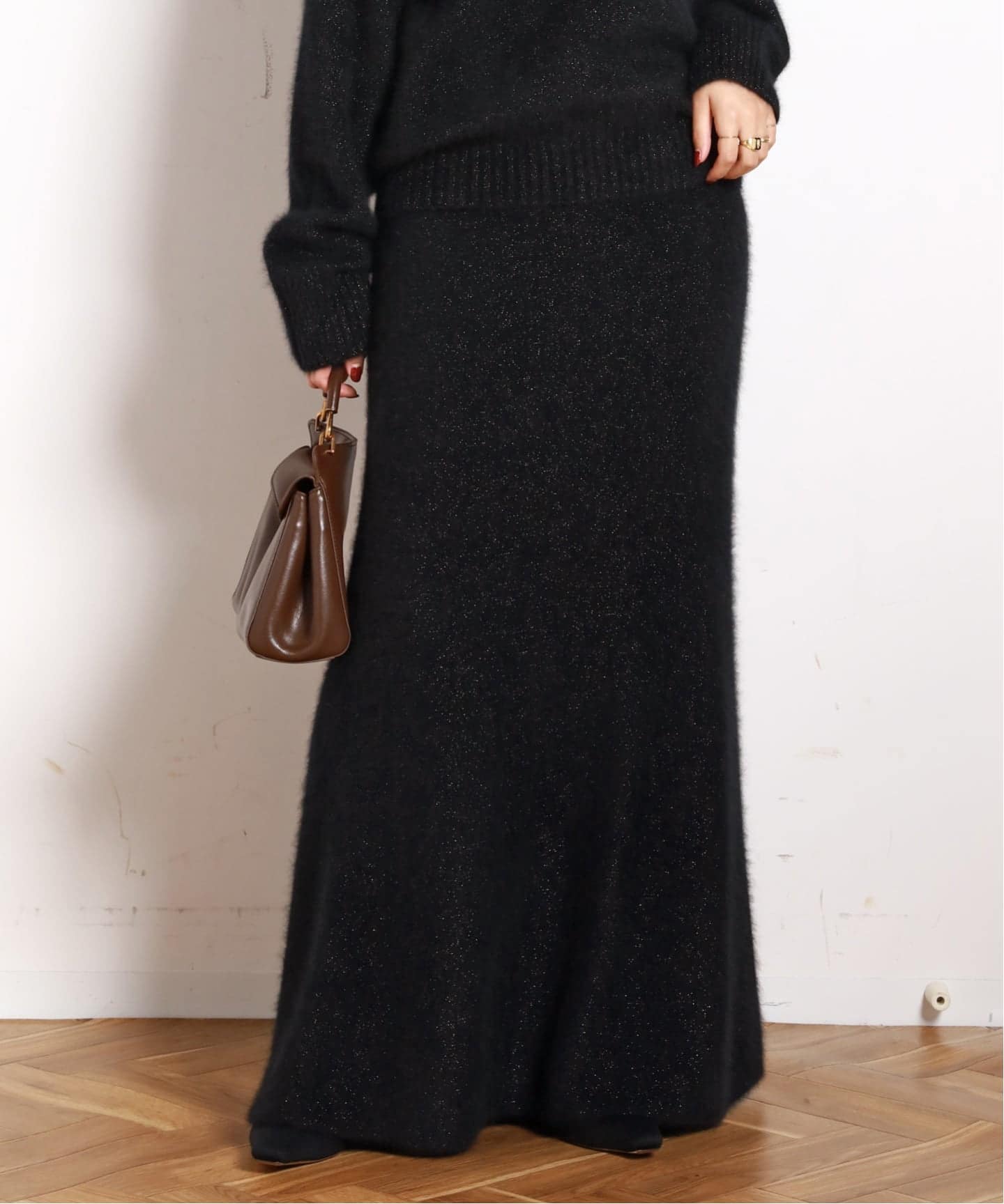 新品／AP STUDIO　Glitter Long スカート　マキシスカート 追加ブリリアントスカート（スカート）｜AP STUDIO（エーピー