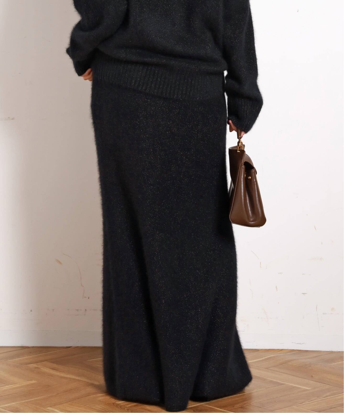 フォックスブレンドラメスカート（ロング・マキシ丈スカート）｜AP