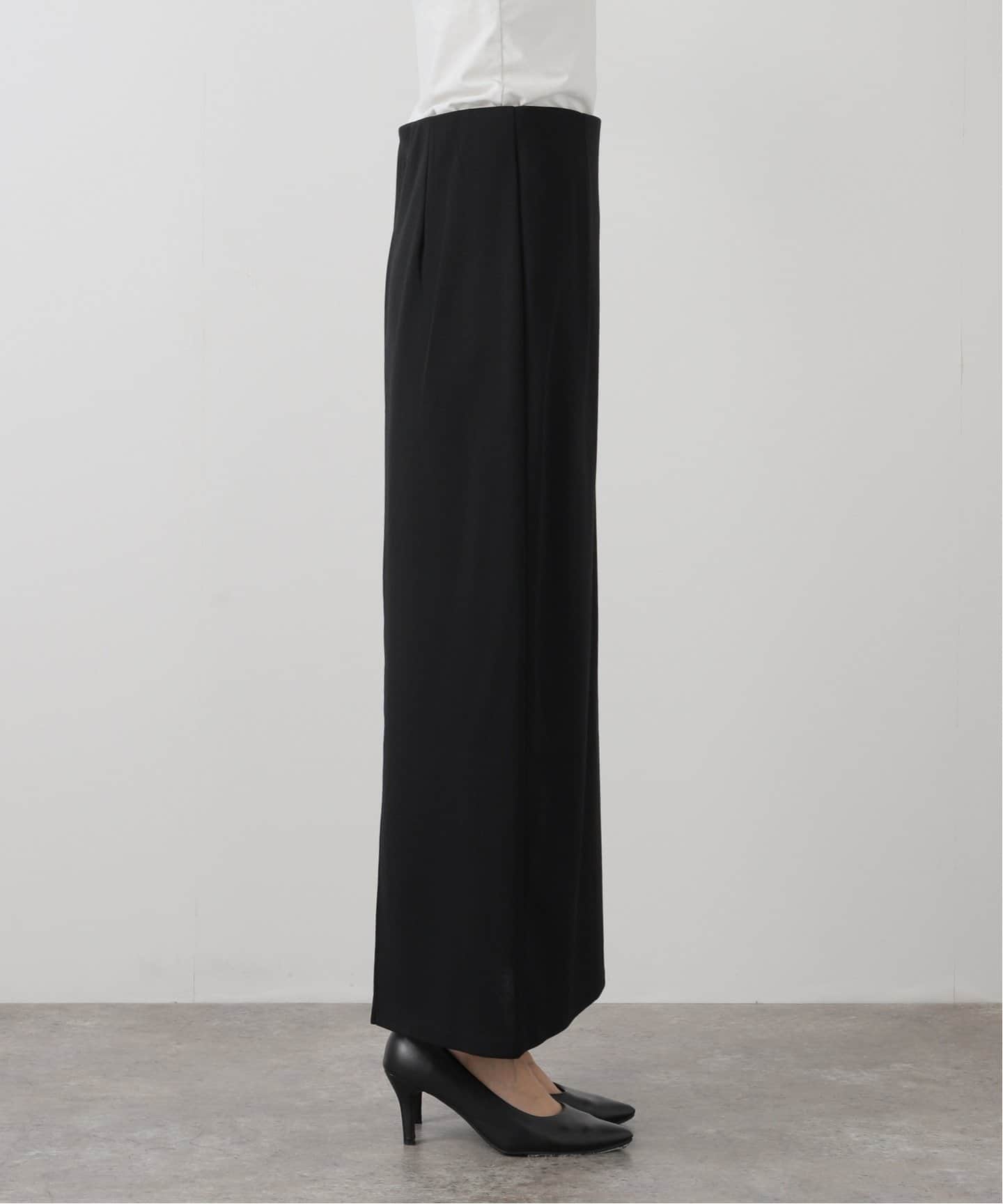 ❣️未使用タグ付　AP STUDIO スロープジャージースカート　ブラック 36 スロープジャージースカート（ロング・マキシ丈スカート）｜AP STUDIO
